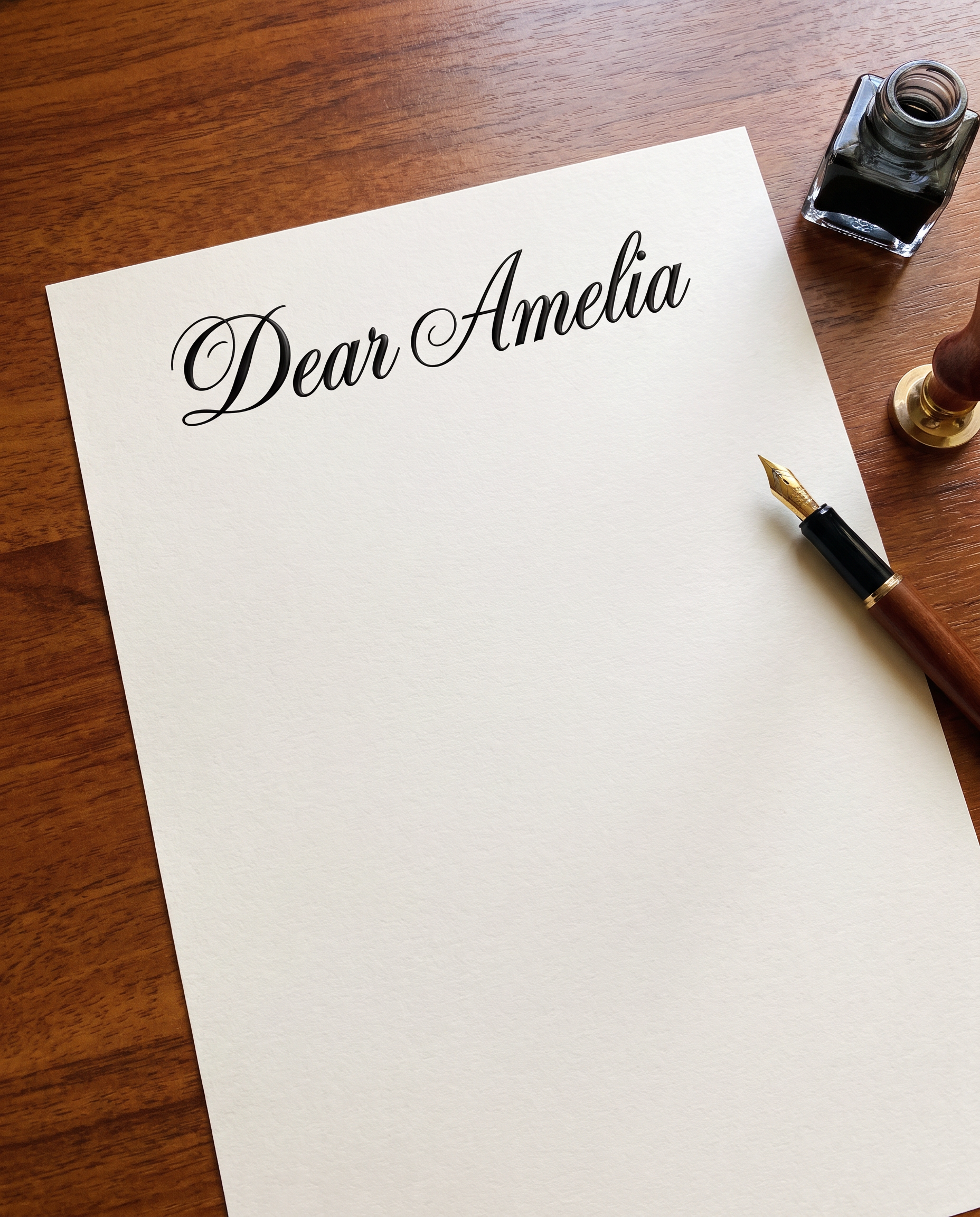 Cursive Letter Font for Letter