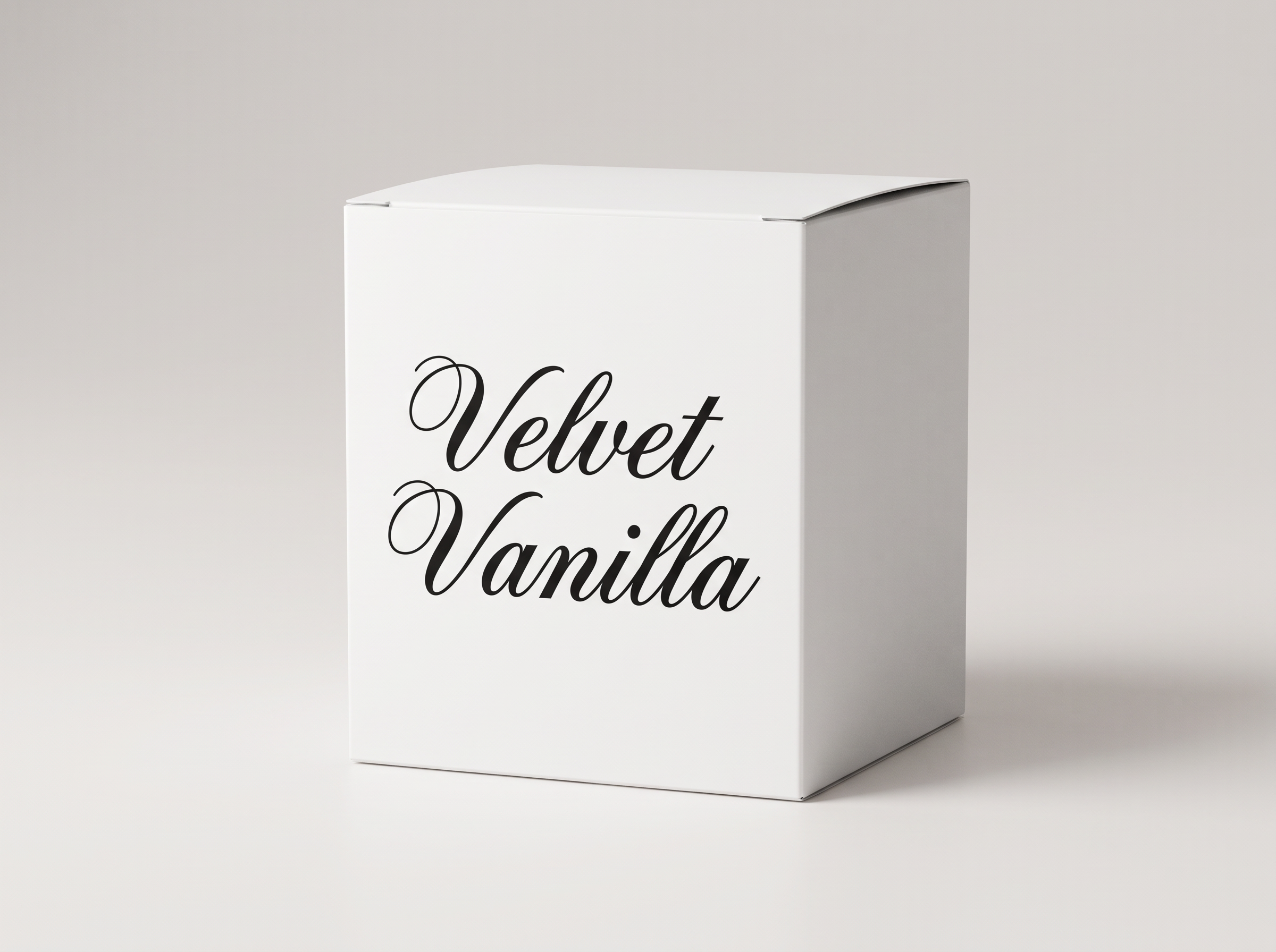 Cursive Letter Font for Packaging