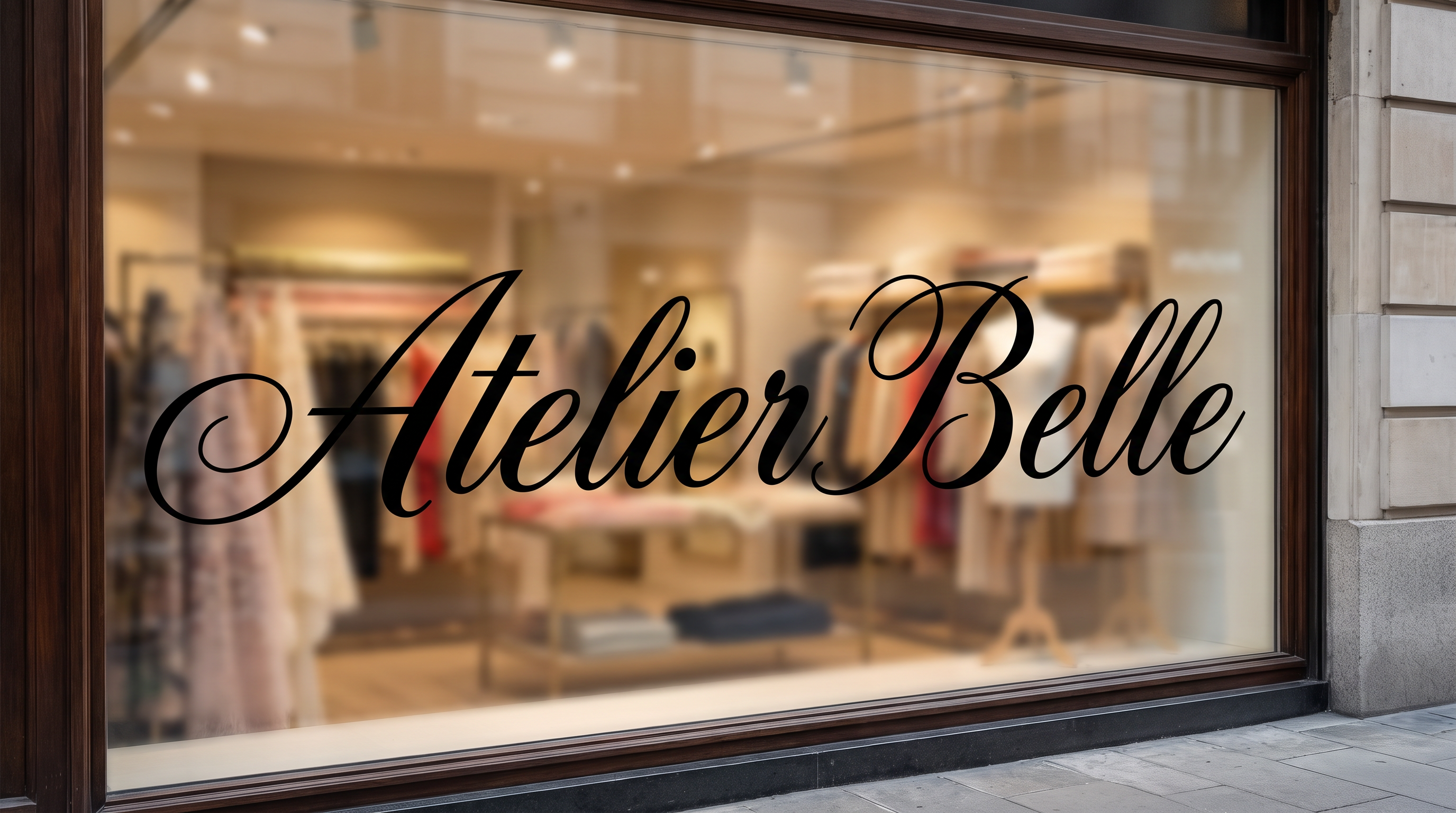 Cursive Letter Font for Signage