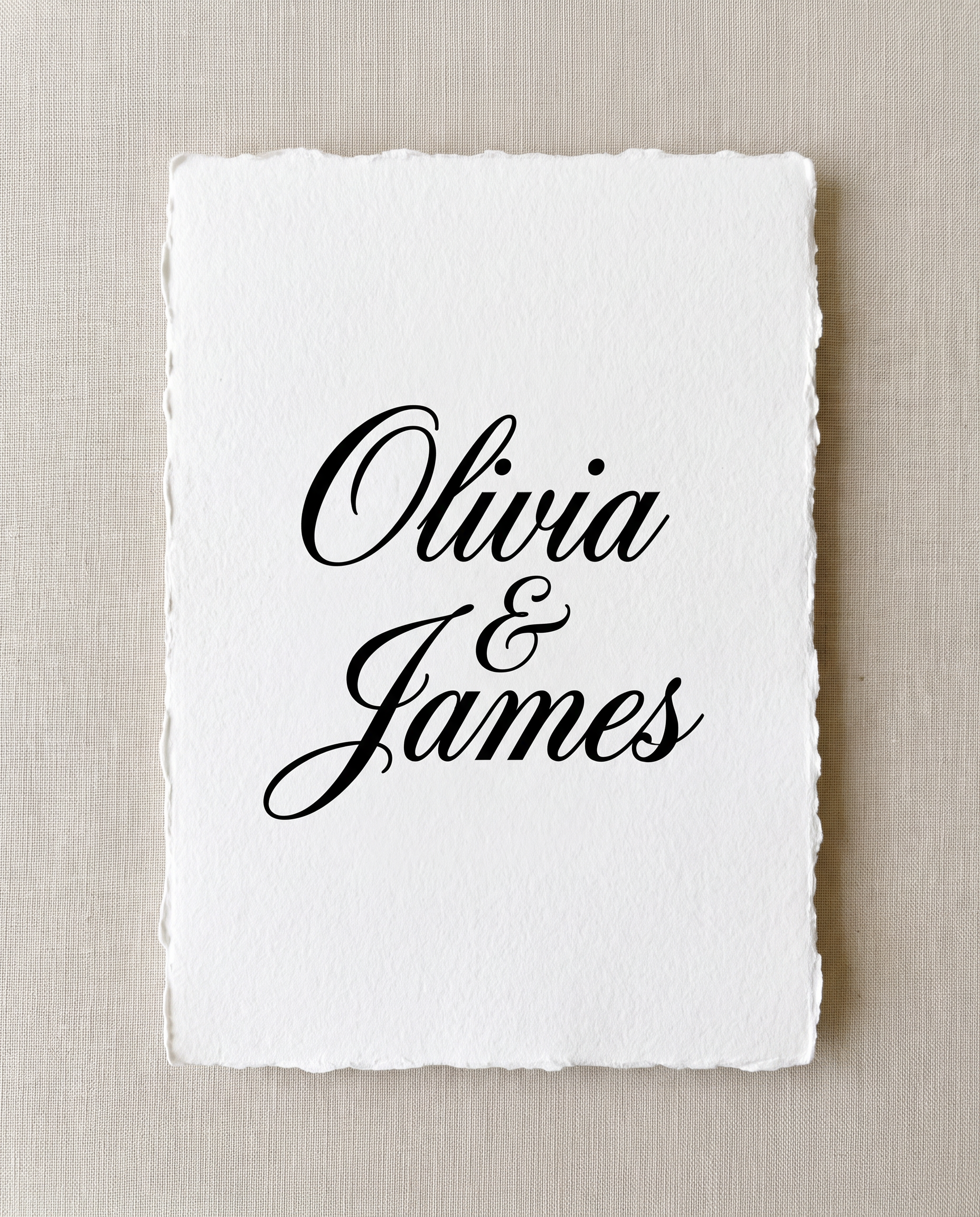 Cursive Letter Font for Wedding Invitation