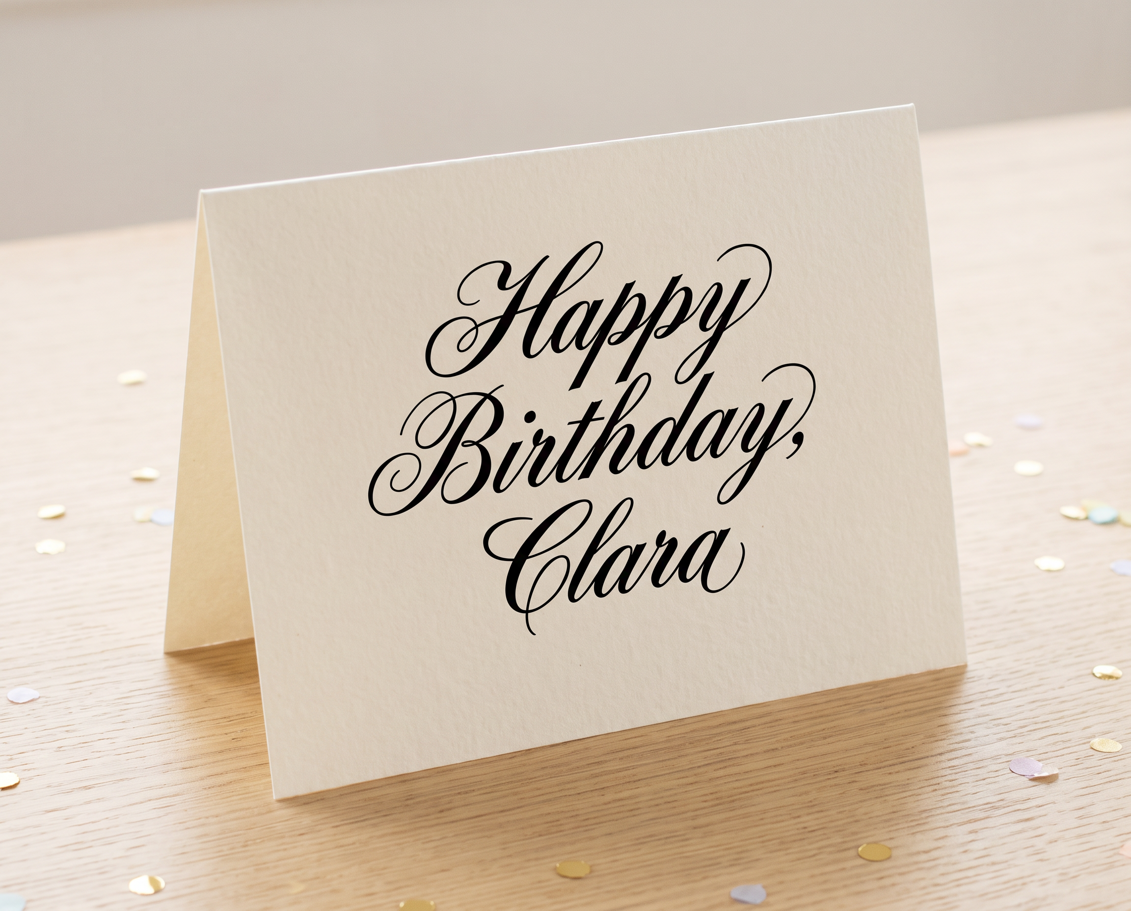 Cursive Letter Font for Happy Birthday