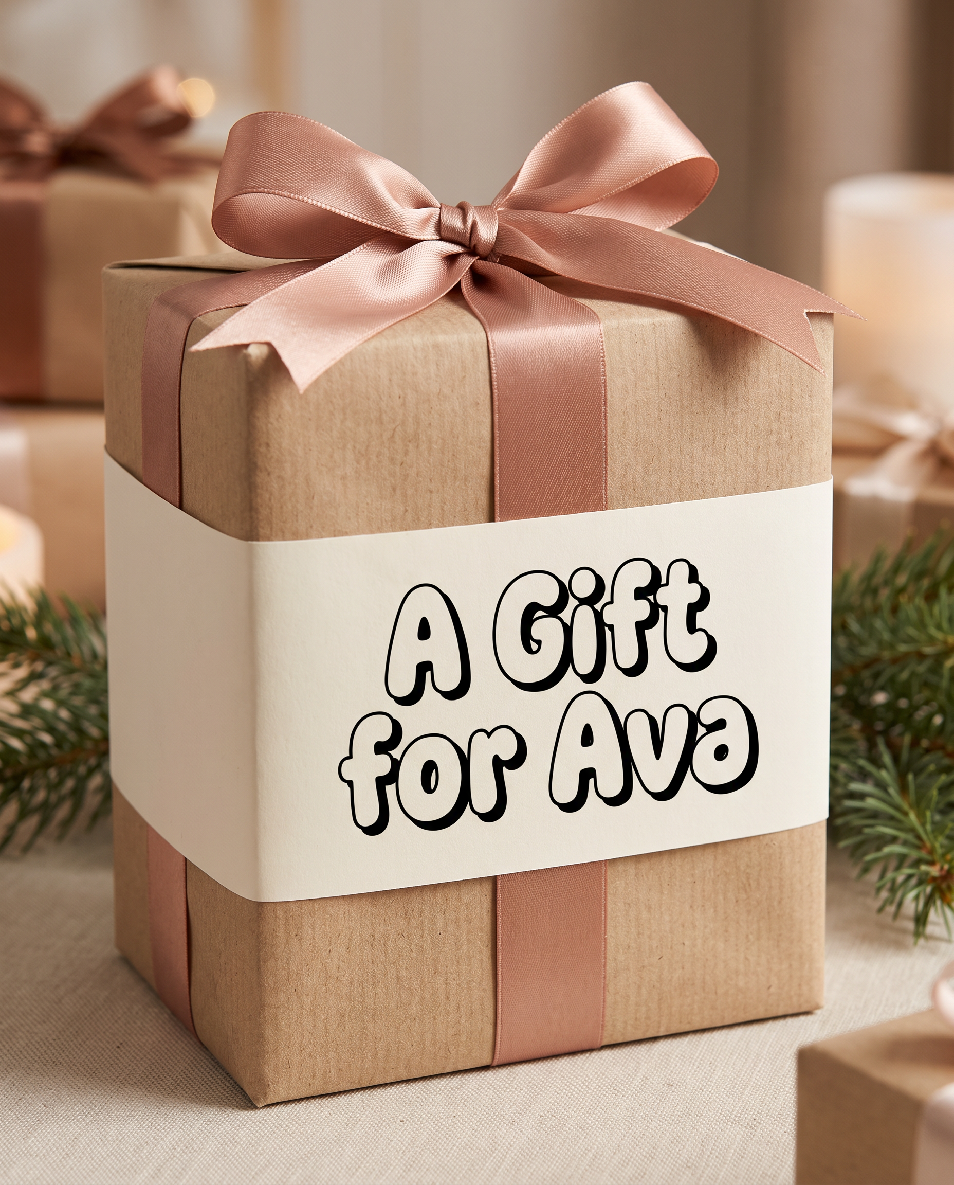 Happy Birthday Bubble Font for Gift Packaging