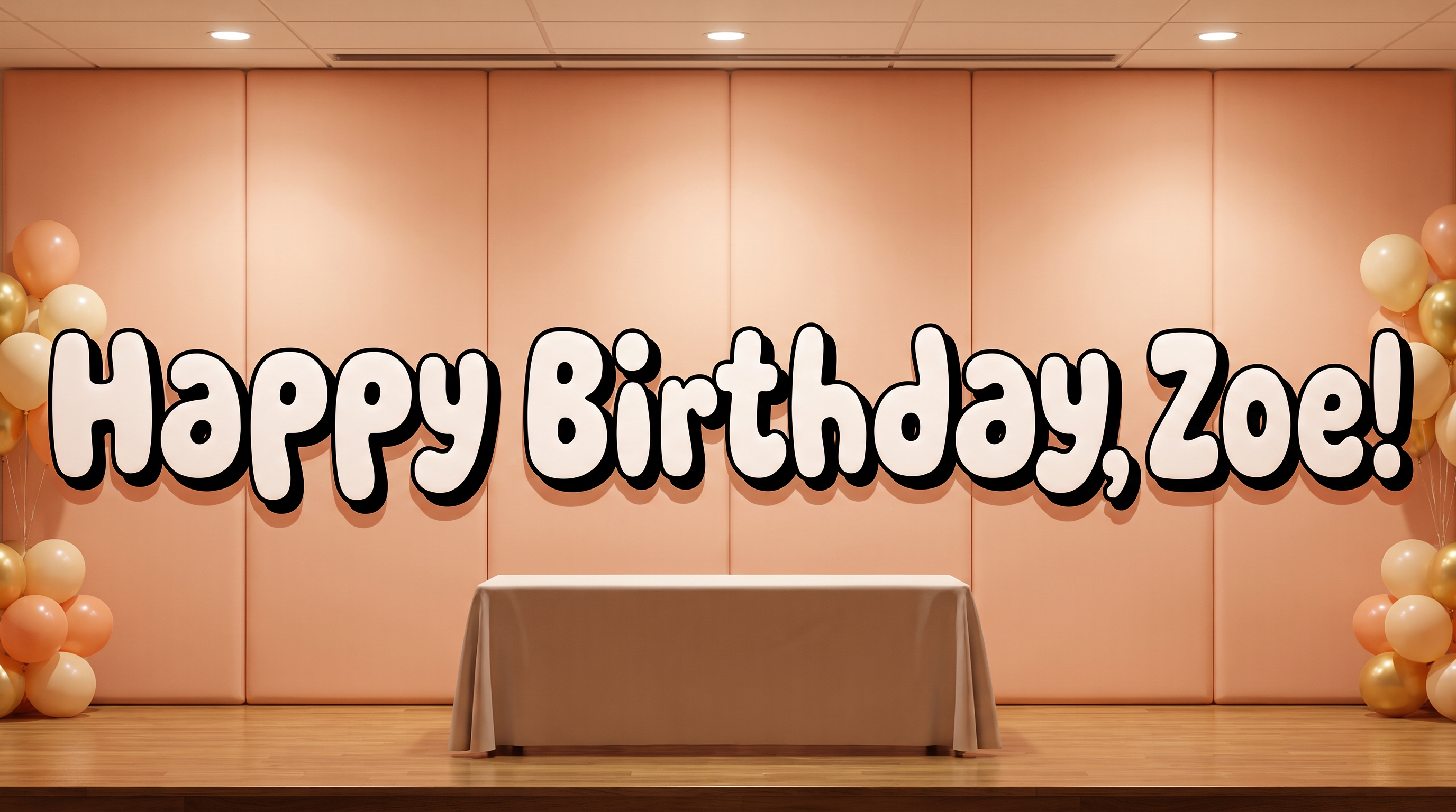Happy Birthday Bubble Font for Happy Birthday