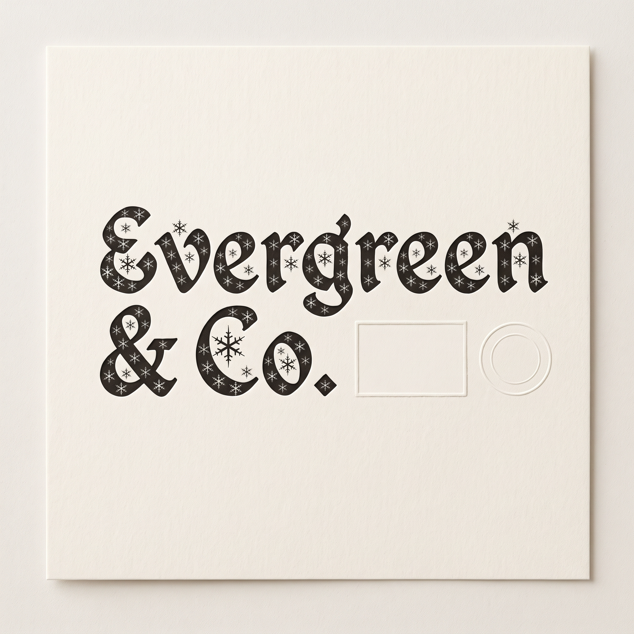 Christmas Alphabet Font for Logo