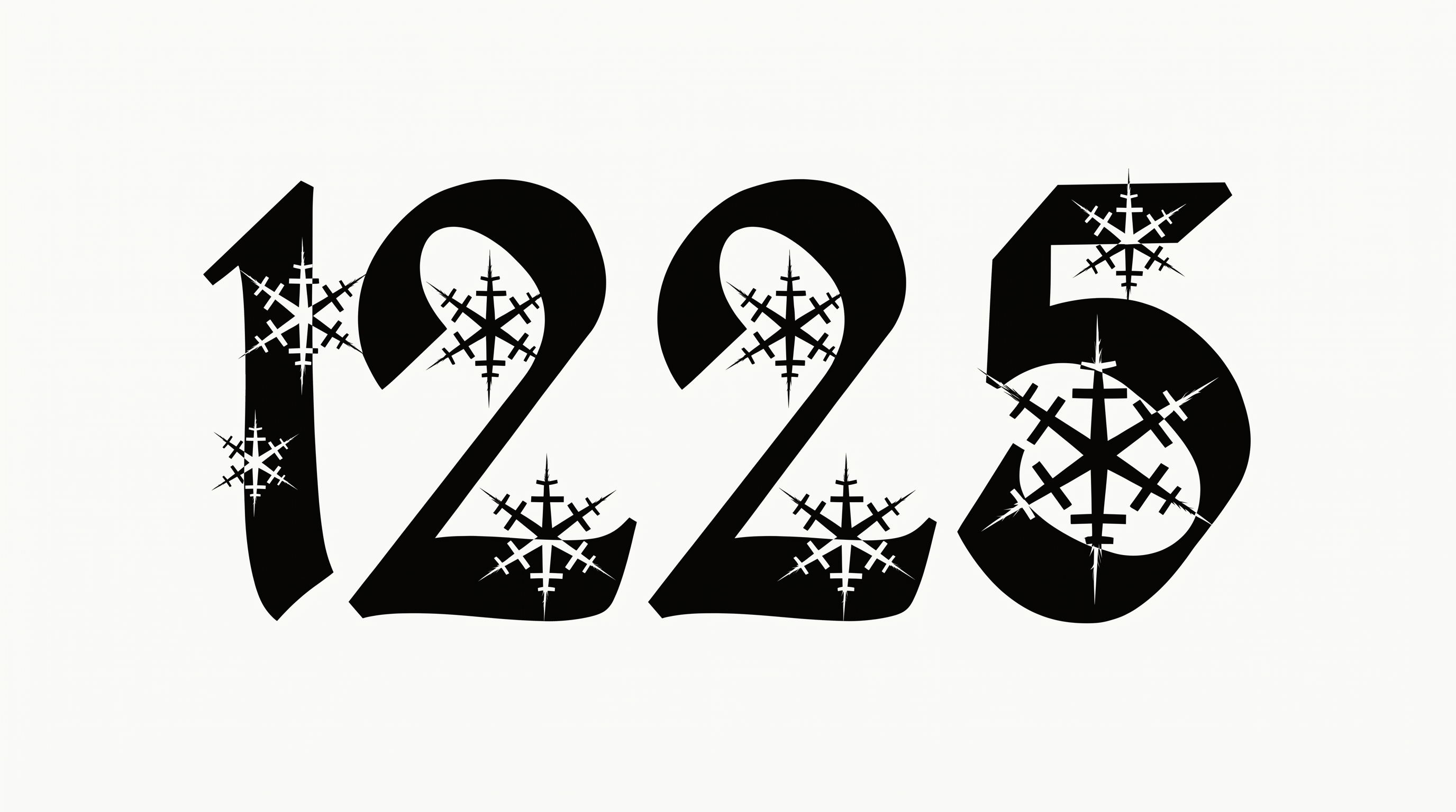 Christmas Number Font Generator