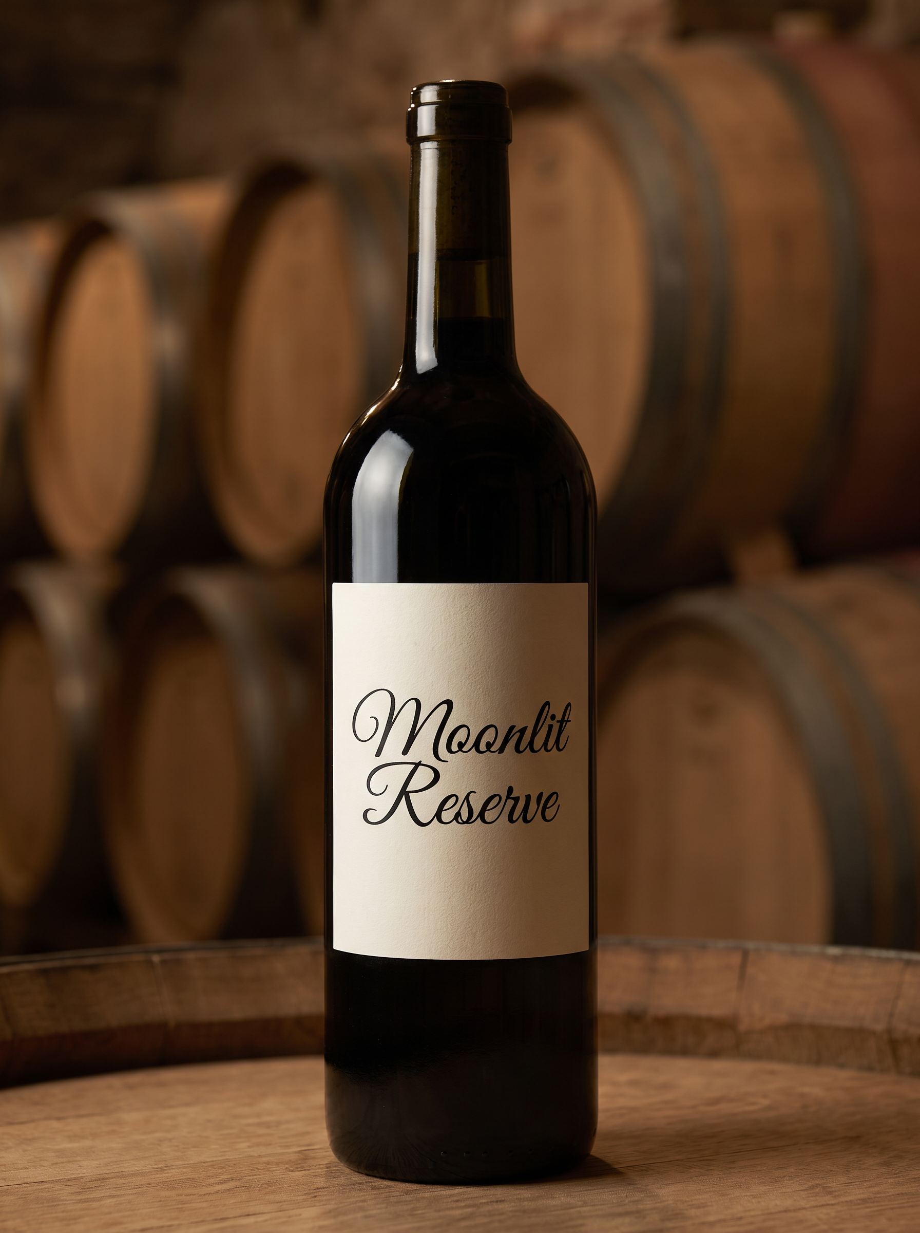 Calligraphy Font for Wine Bottle Label