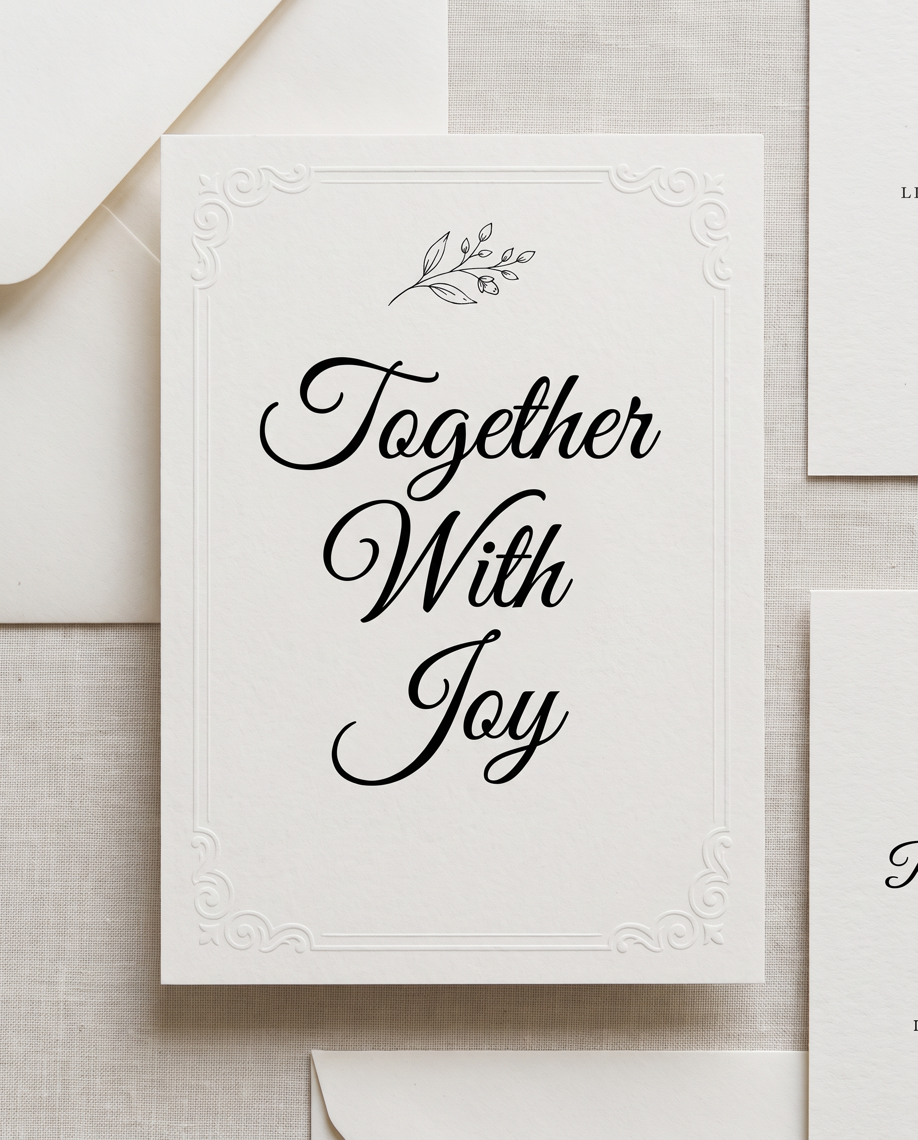 Calligraphy Font for Wedding Invitation