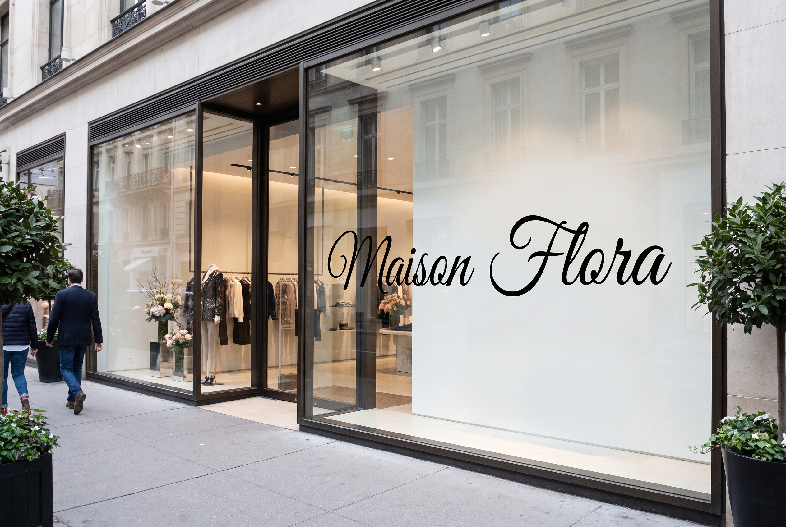 Calligraphy Font for Storefront Window