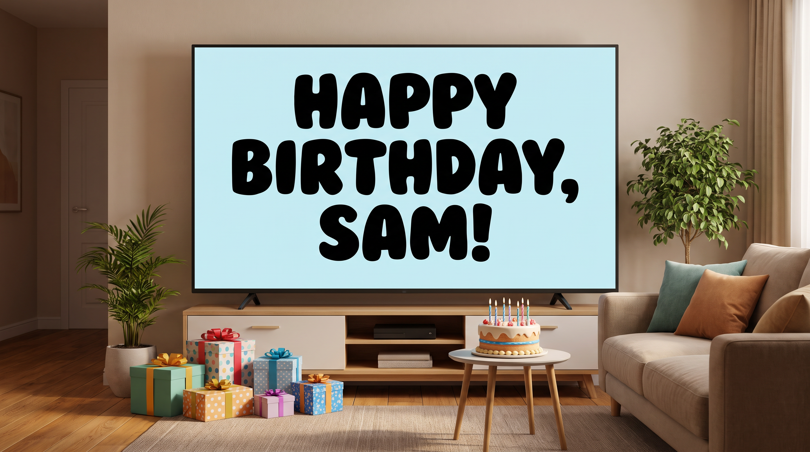 Bubble Letters Font for Happy Birthday