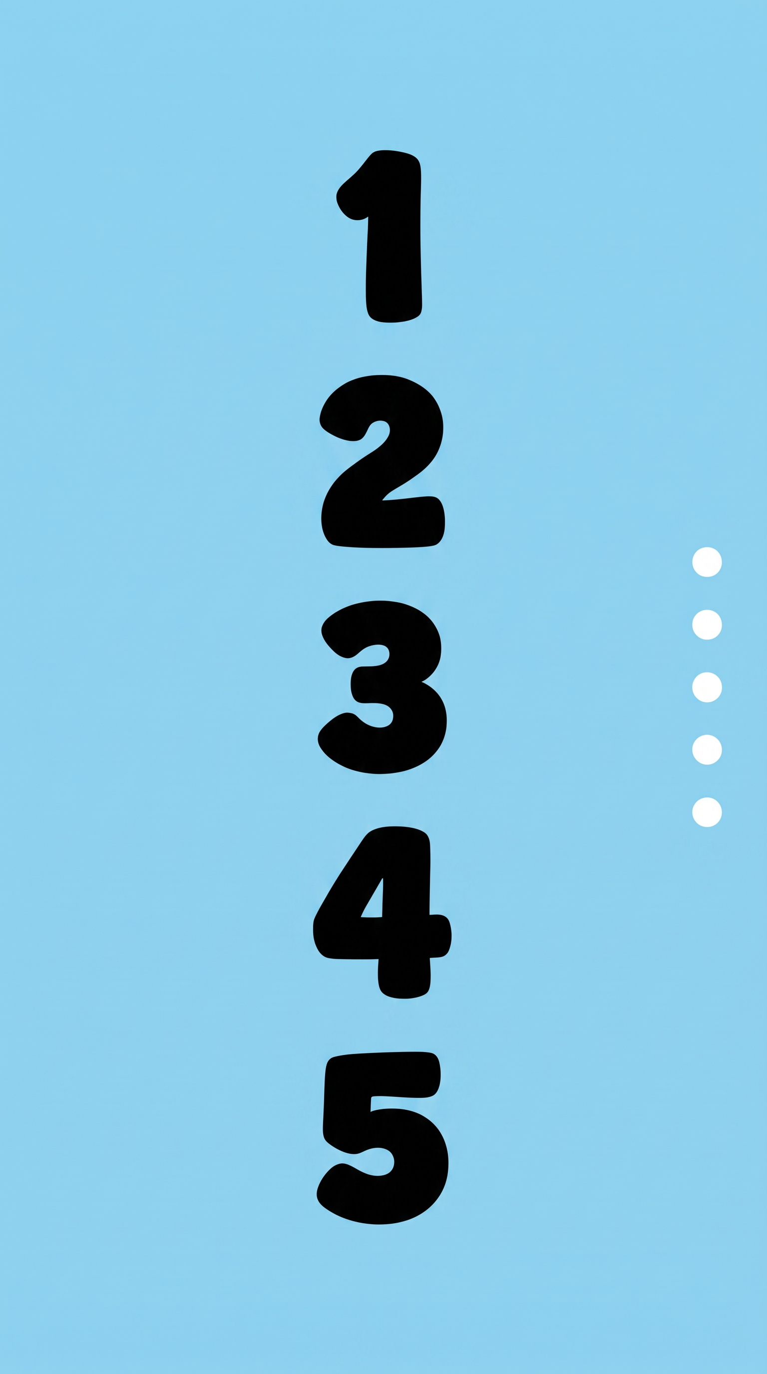 Bubble Letters Font for Number