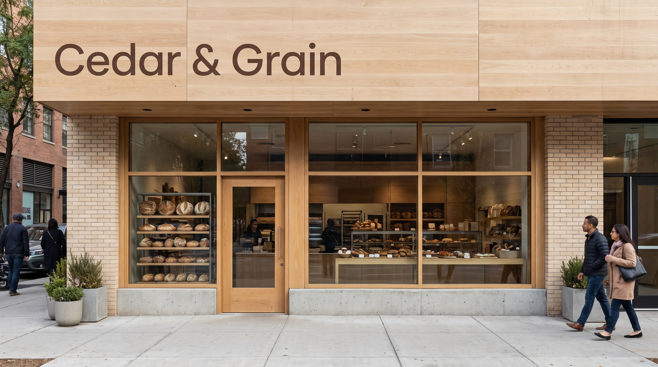 Poppins Medium Font for Storefront Signage