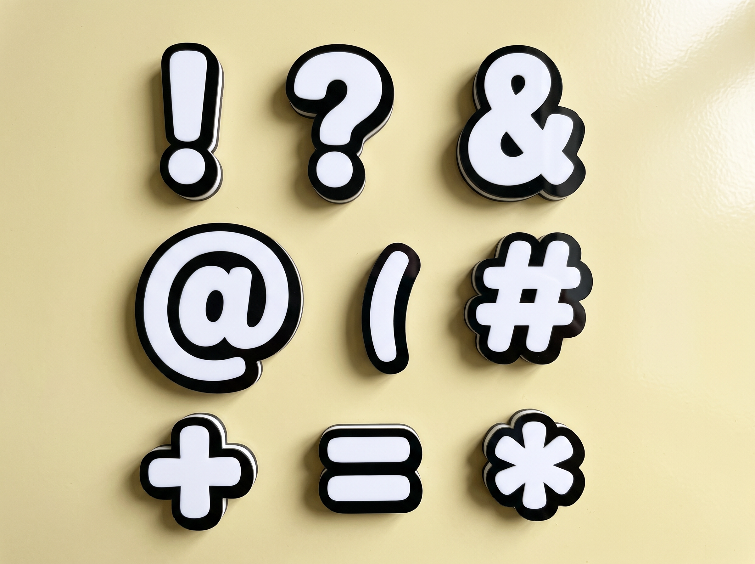 Bubble Writing Font for Symbols