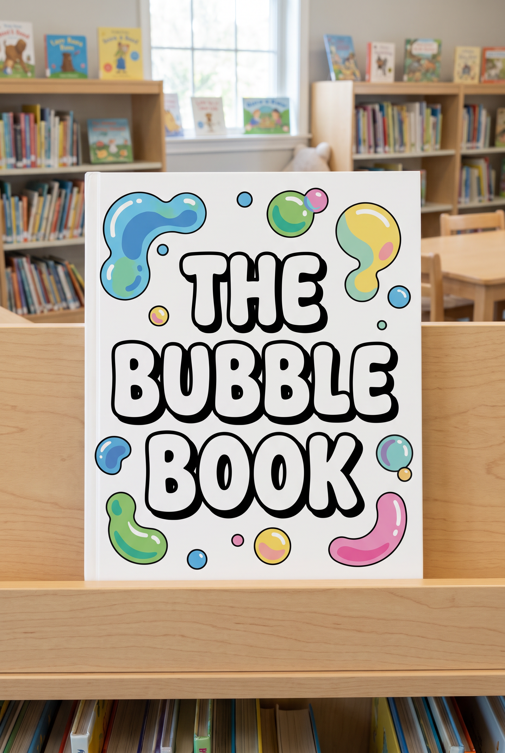 Bubble Writing Font for Book Cover