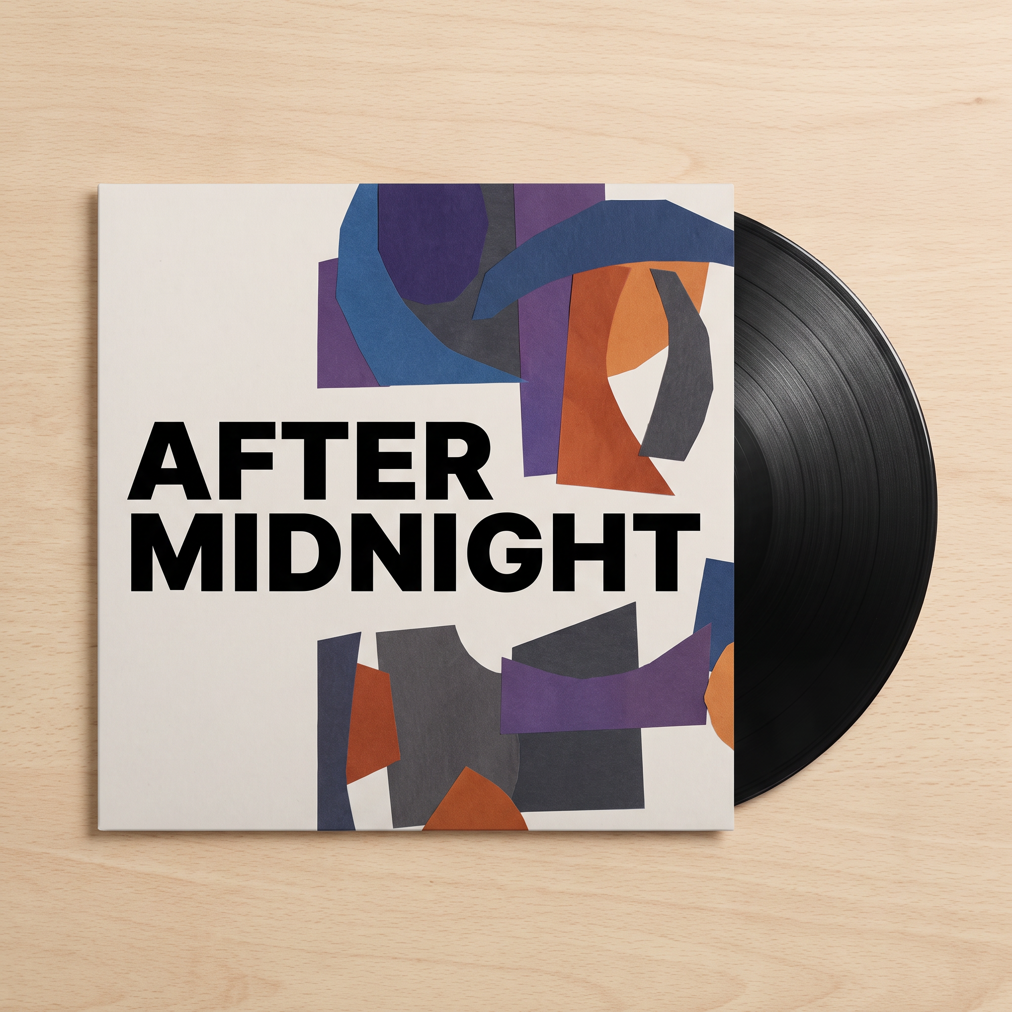 Poppins Black Font for Record Sleeve