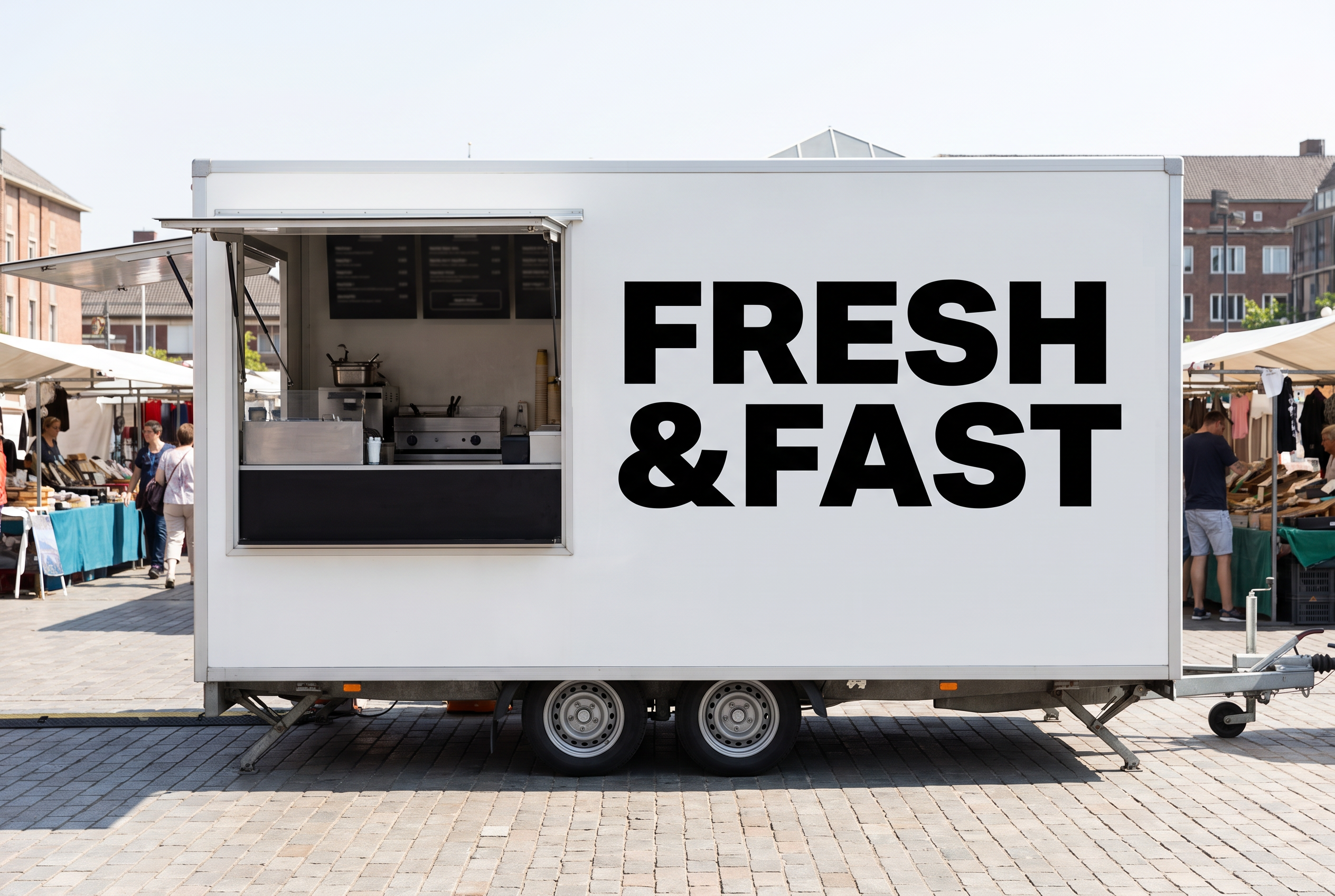 Poppins Black Font for Food Truck Livery