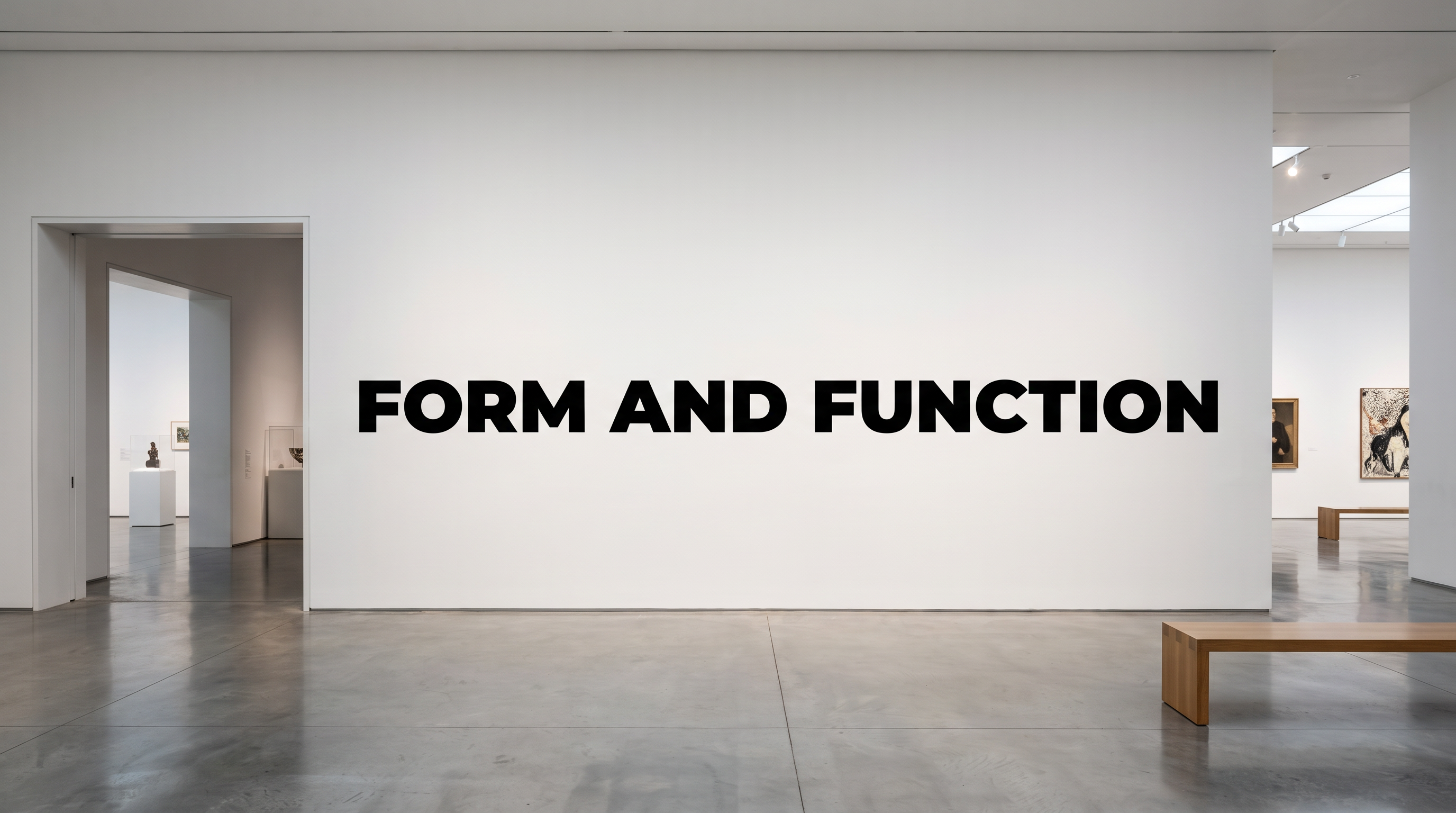 Poppins Black Font for Exhibition Wall