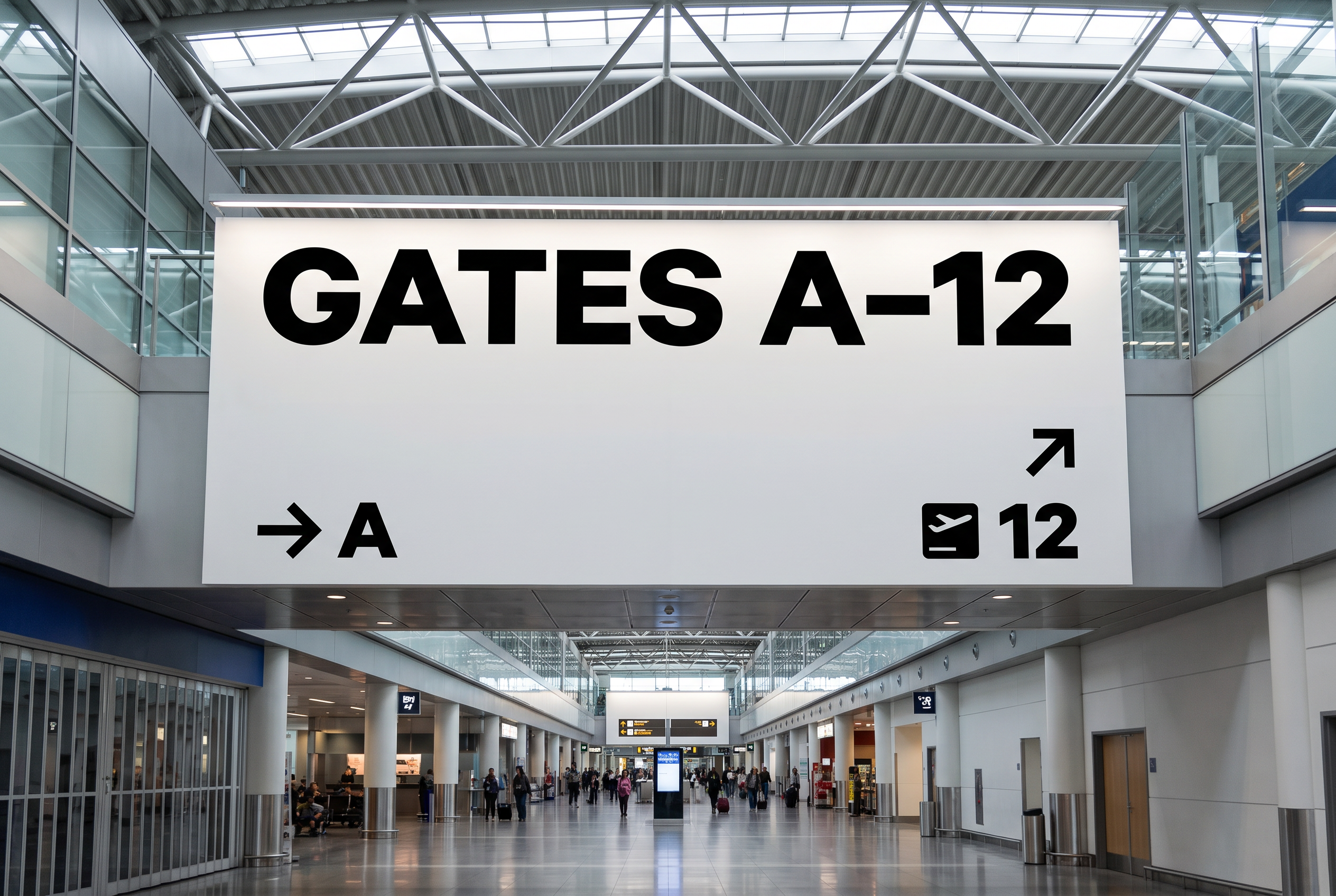 Poppins Black Font for Wayfinding Signage