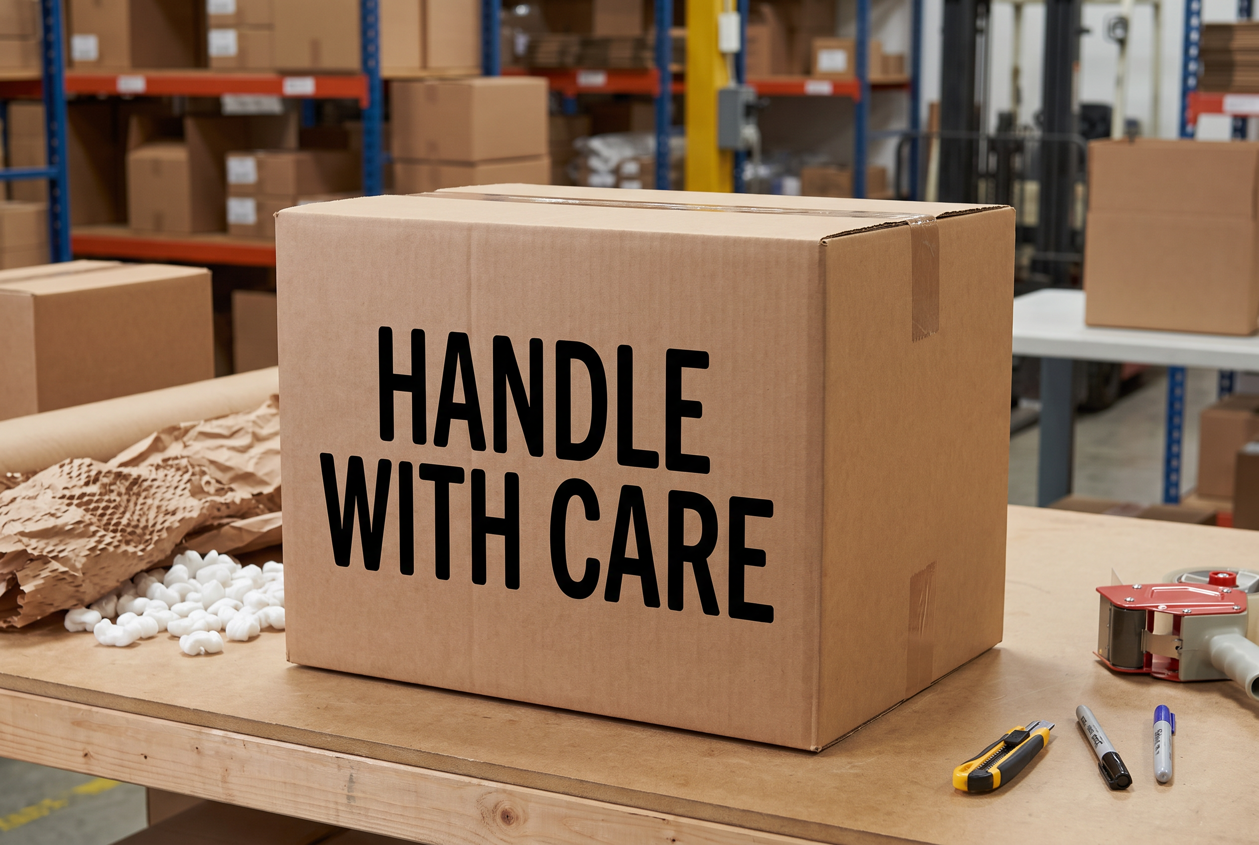 Calibri Bold Font for Shipping Box