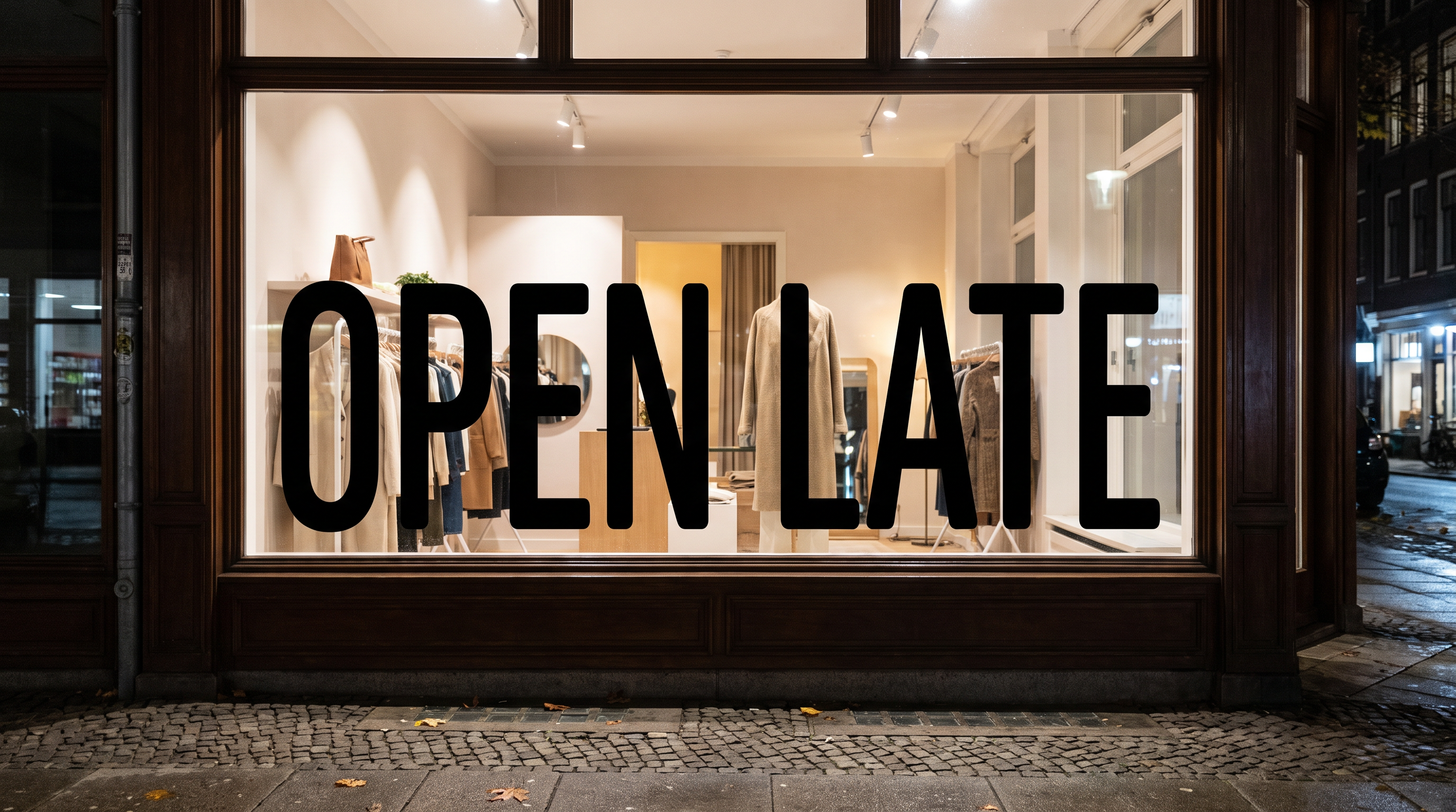 Calibri Bold Font for Storefront Window