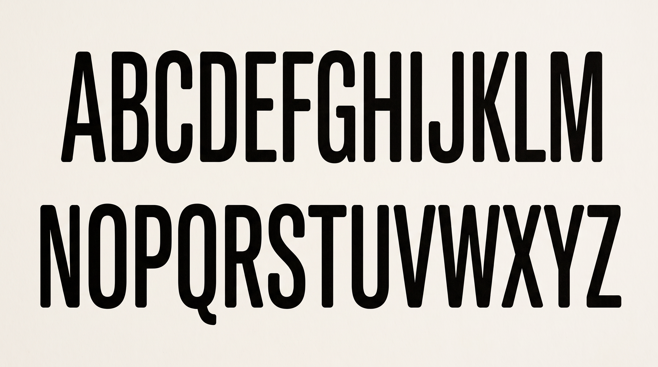 Calibri Bold Font for Alphabet