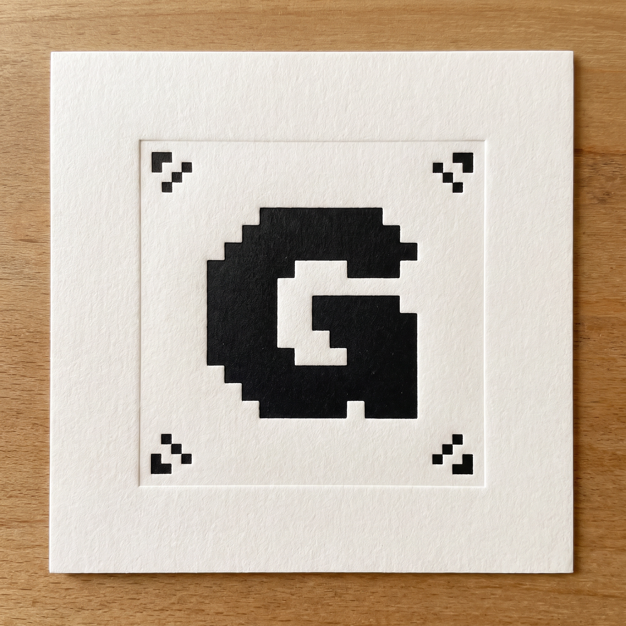 Bubble Pixel Font for Letter