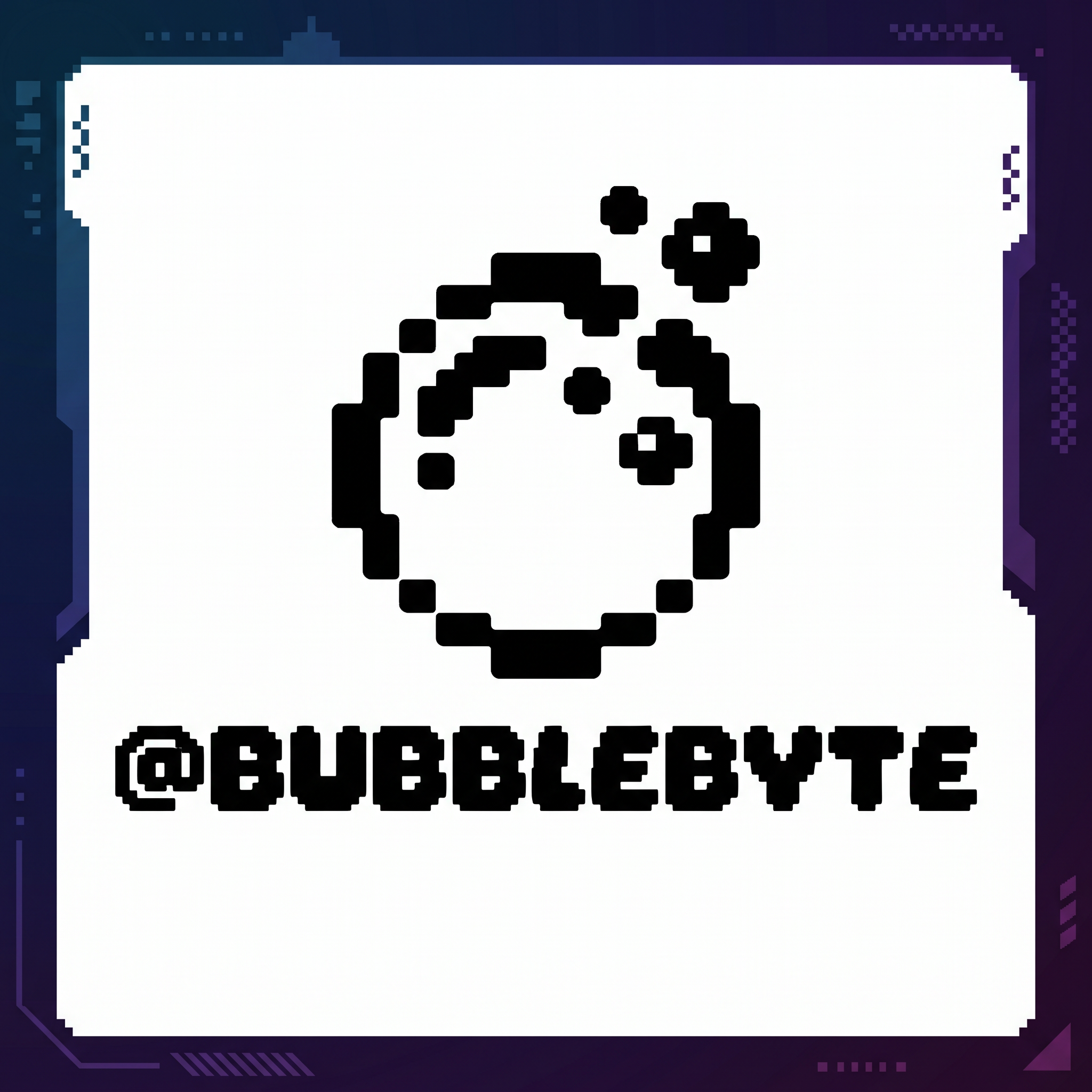 Bubble Pixel Font for Username