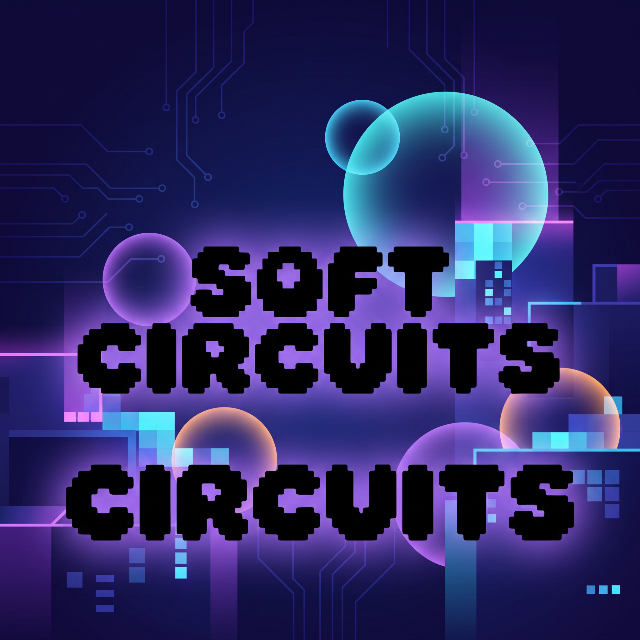 Bubble Pixel Font for Album Cover