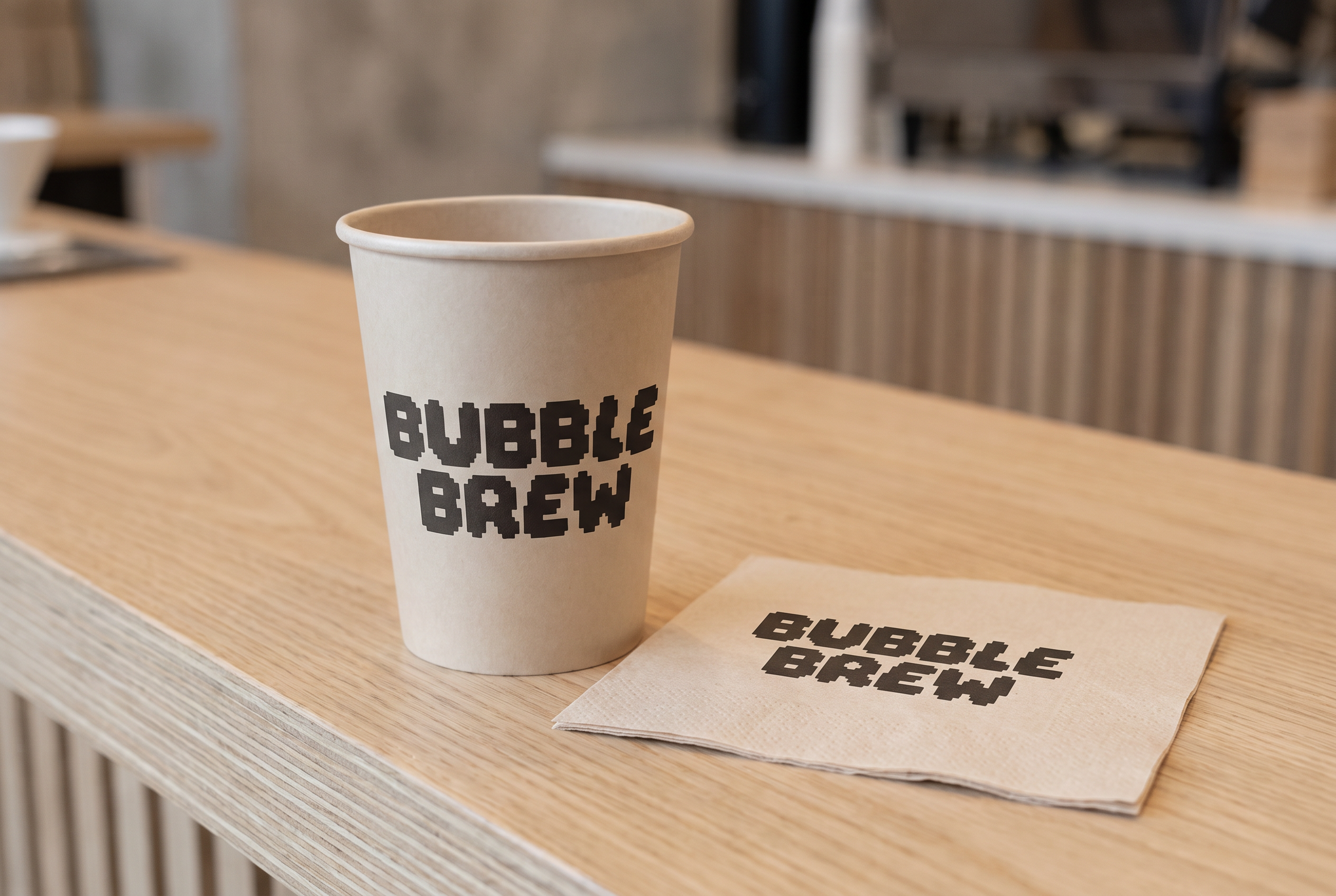 Bubble Pixel Font for Logo
