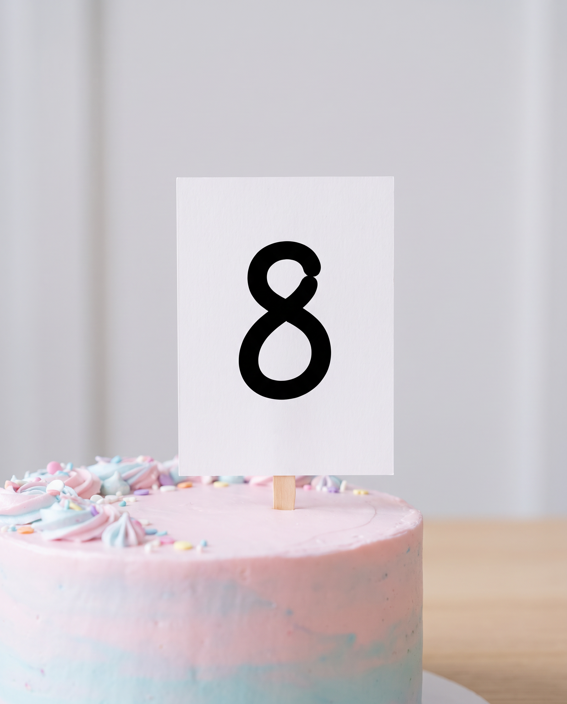 Cute Cursive Font Alphabet for Number
