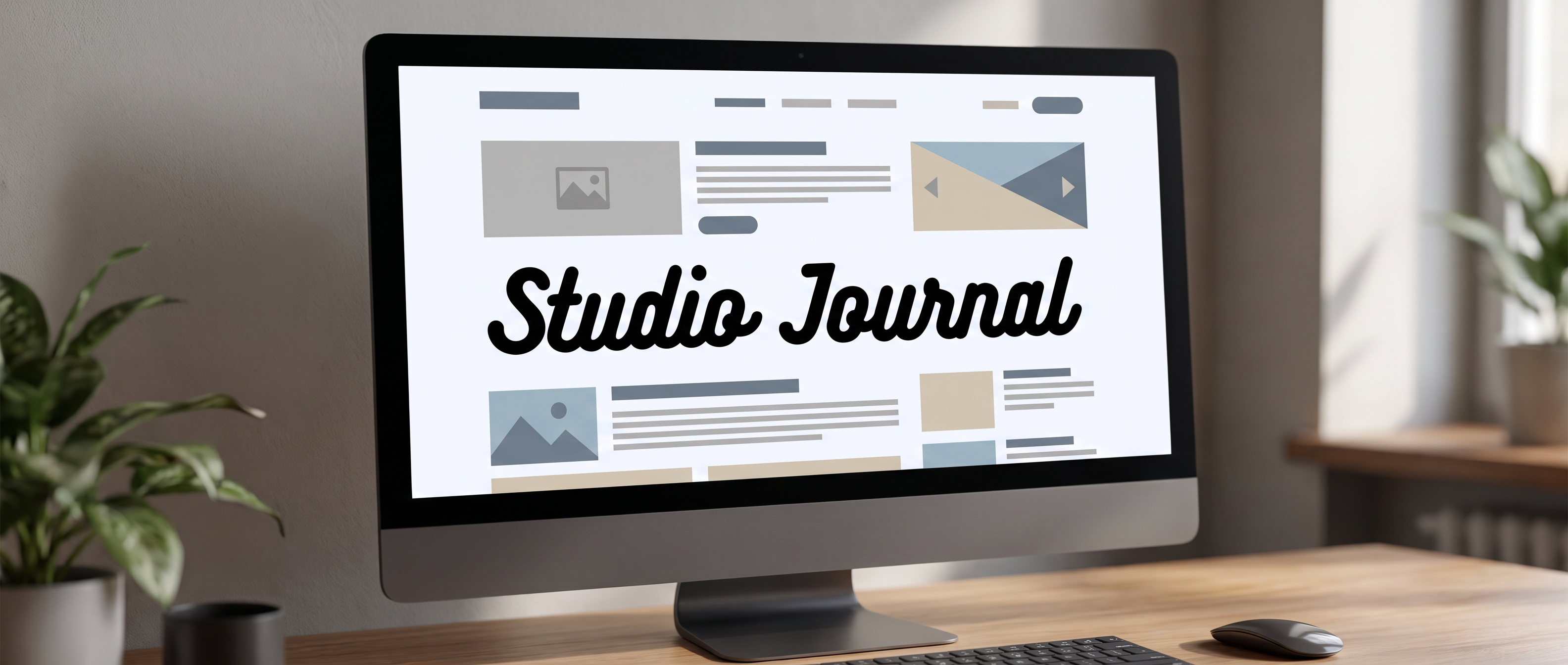 Cursive Logo Font for Website Hero