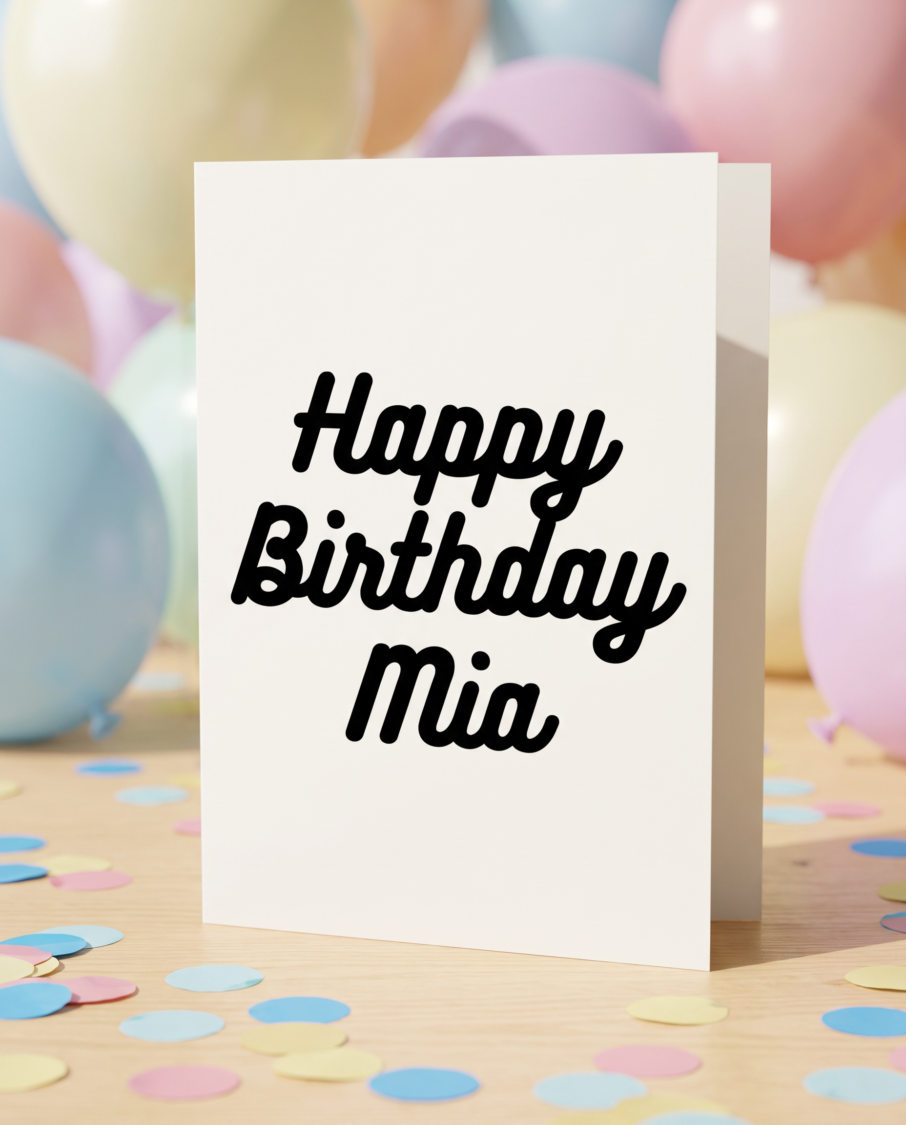 Cursive Logo Font for Happy Birthday