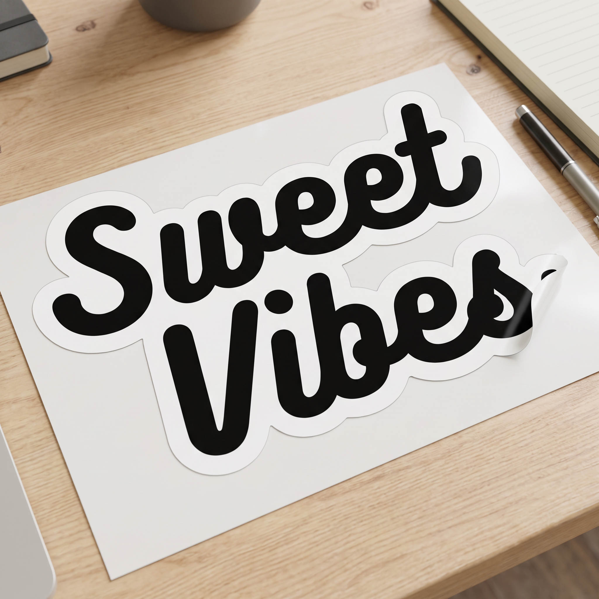 Cursive Logo Font for Sticker