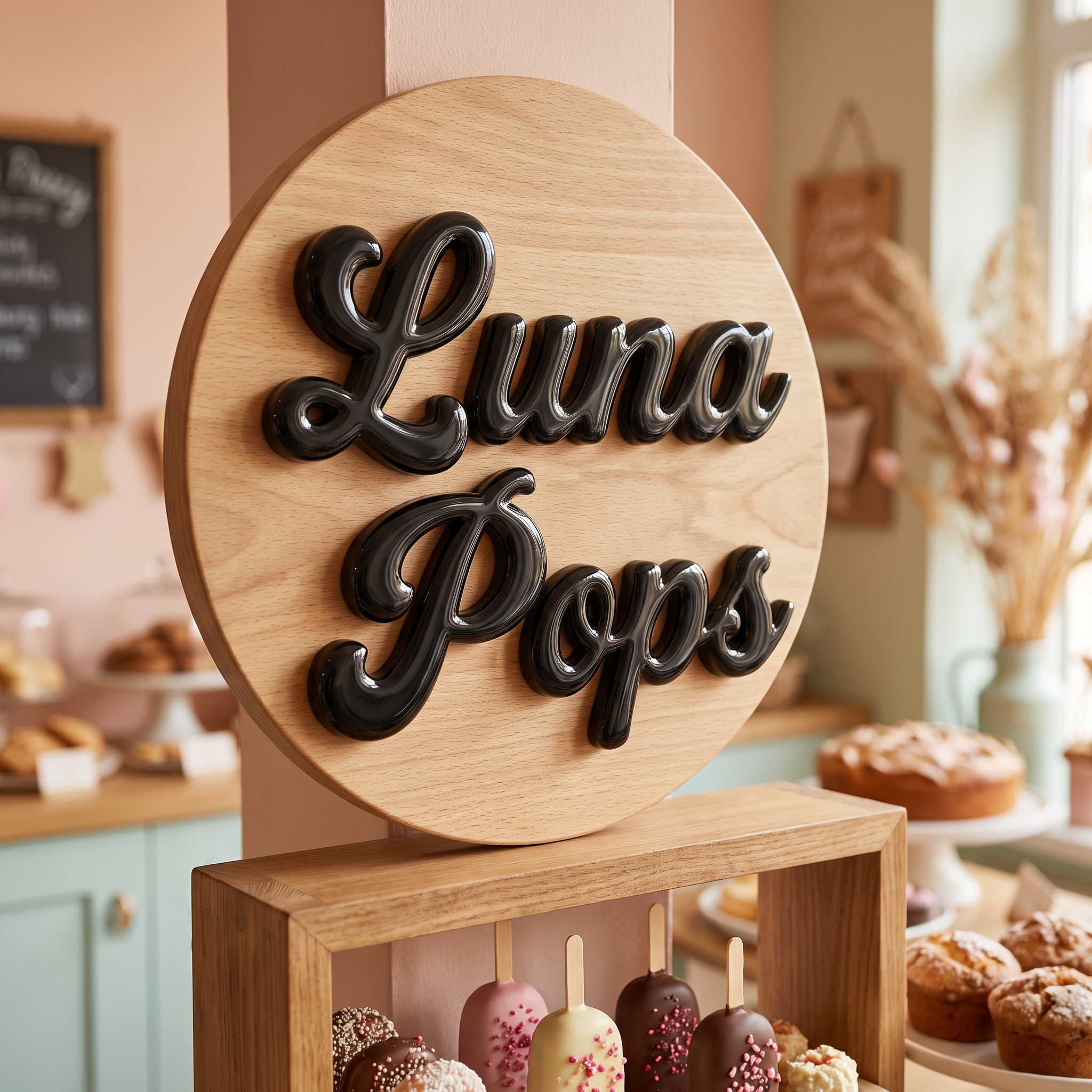 Fancy Cursive Font Bubble Letters for Logo