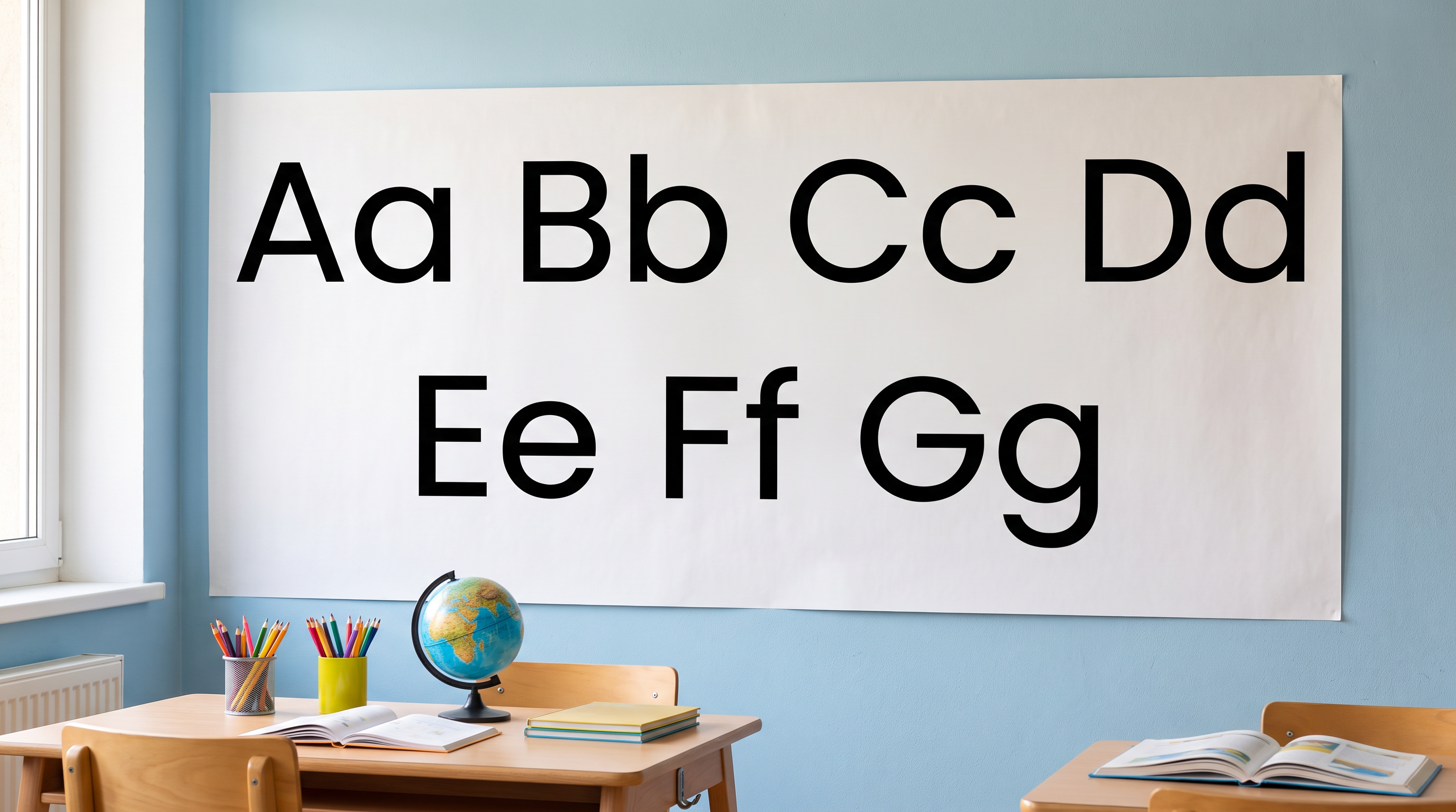 Poppins Font for Alphabet