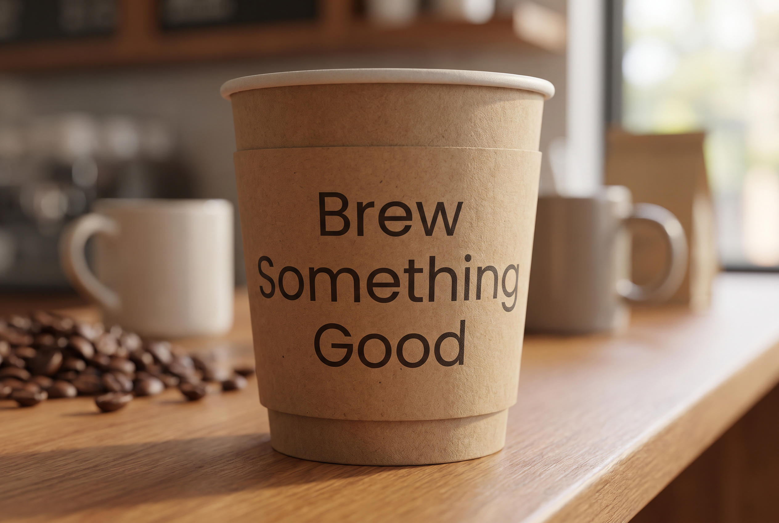 Poppins Font for Coffee Cup Sleeve