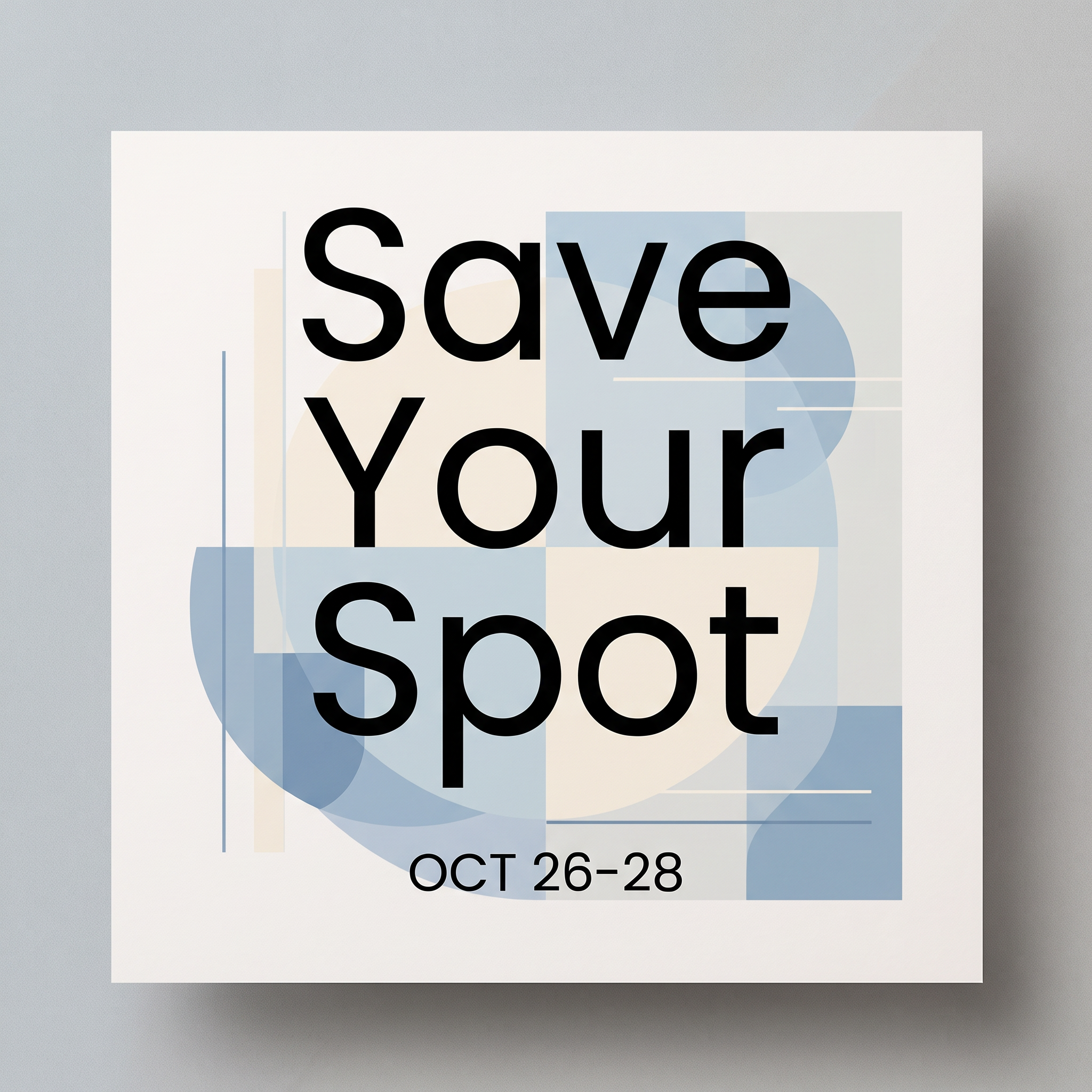 Poppins Font for Social Media Announcement Card