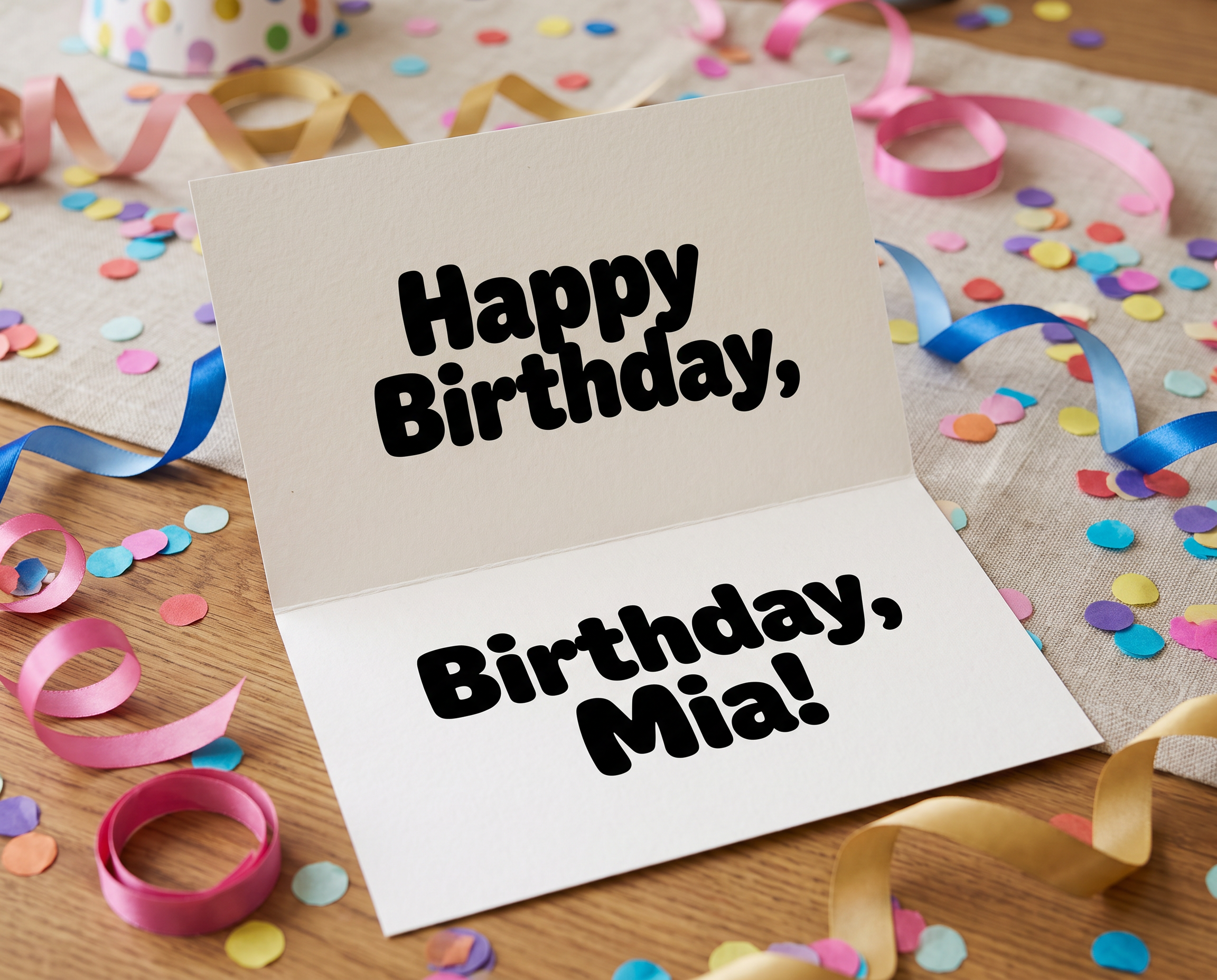 Bubble Font for Happy Birthday