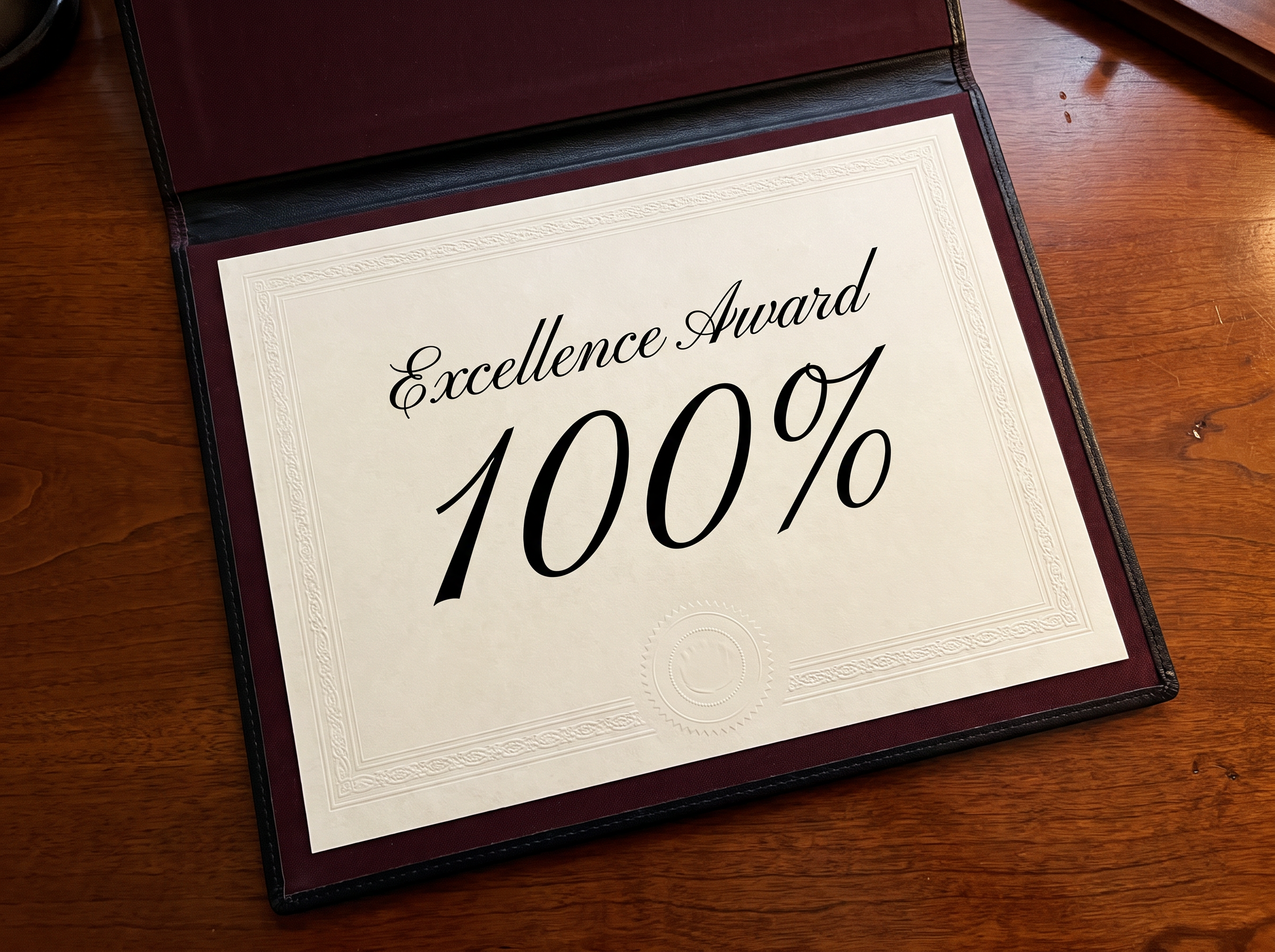 Calligraphy Numbers Font for Award Certificate