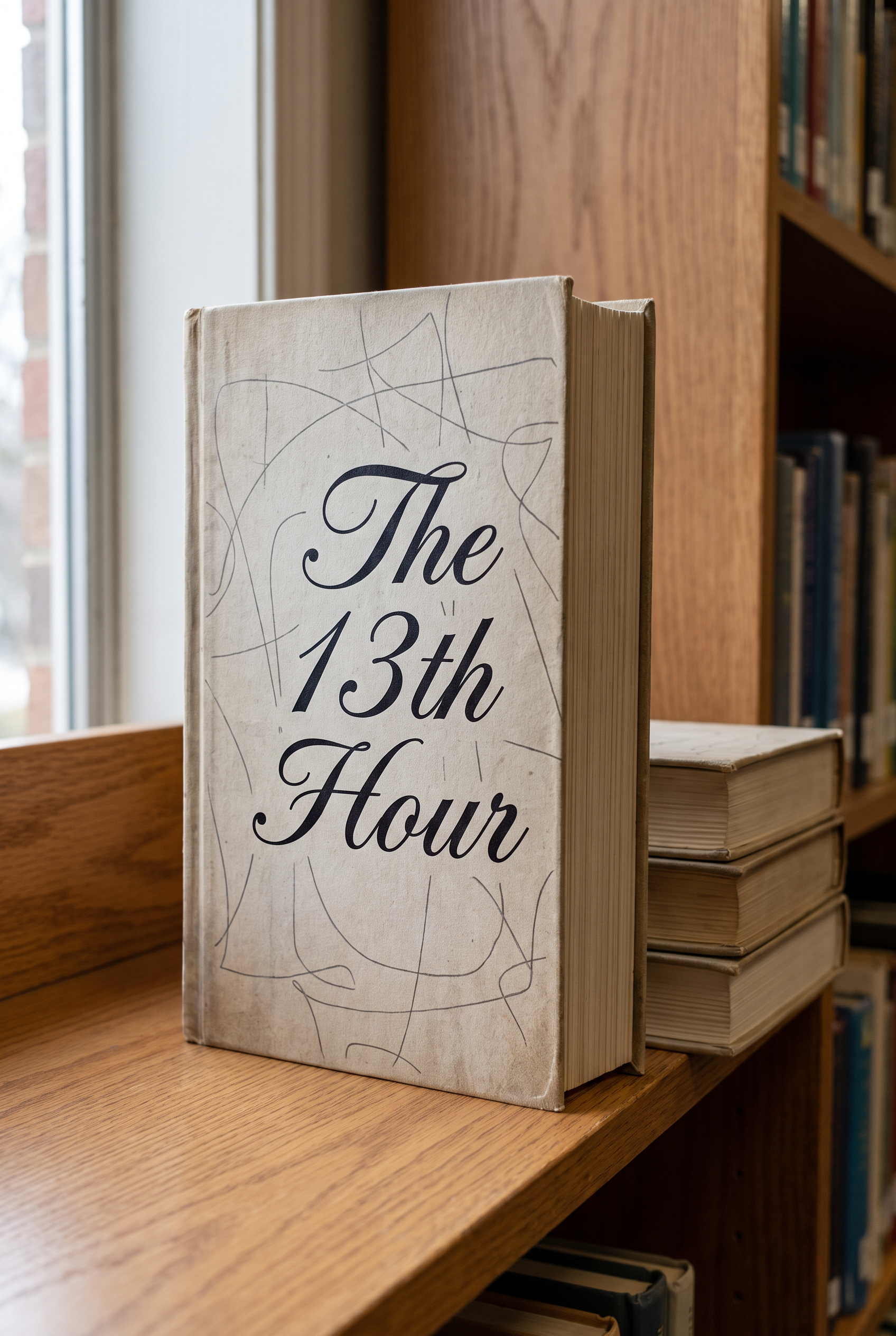 Calligraphy Numbers Font for Book Cover