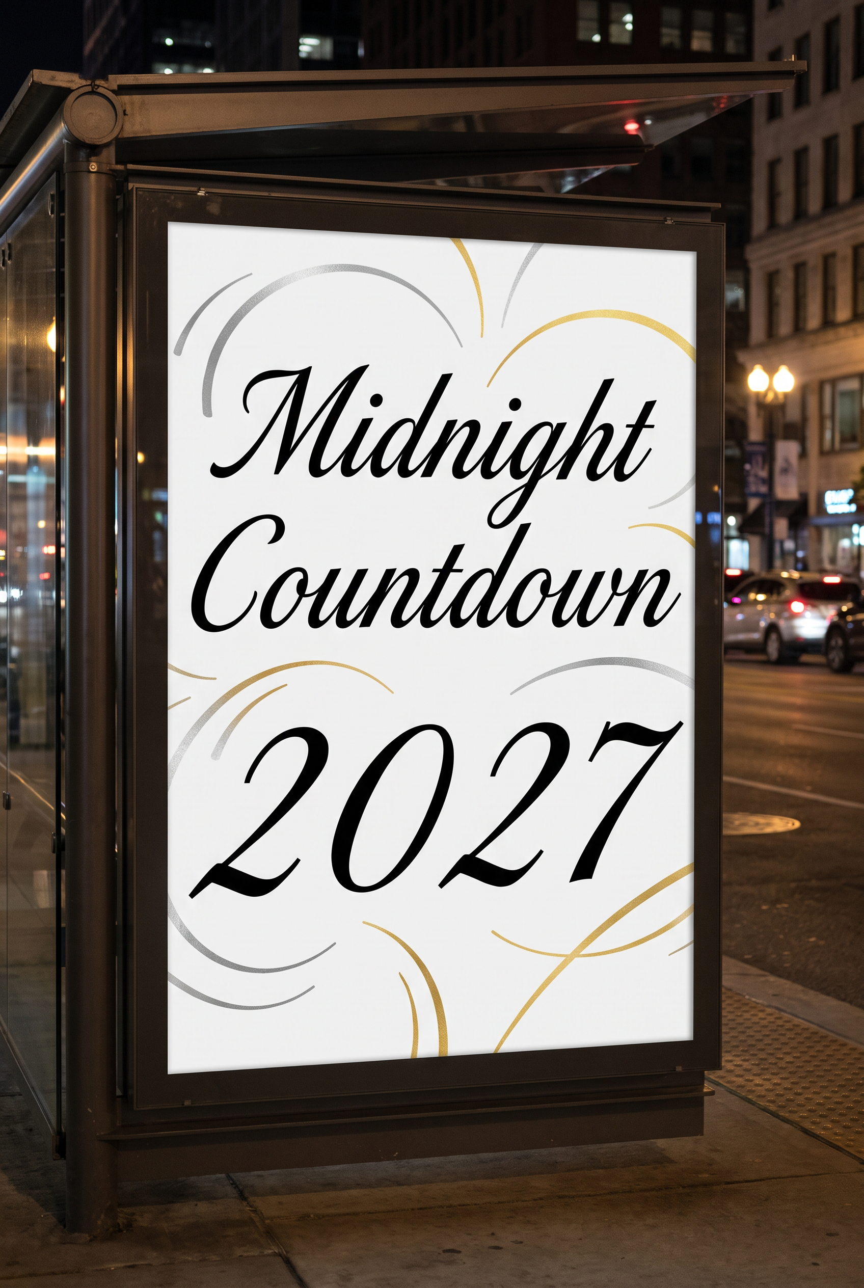 Calligraphy Numbers Font for Posters