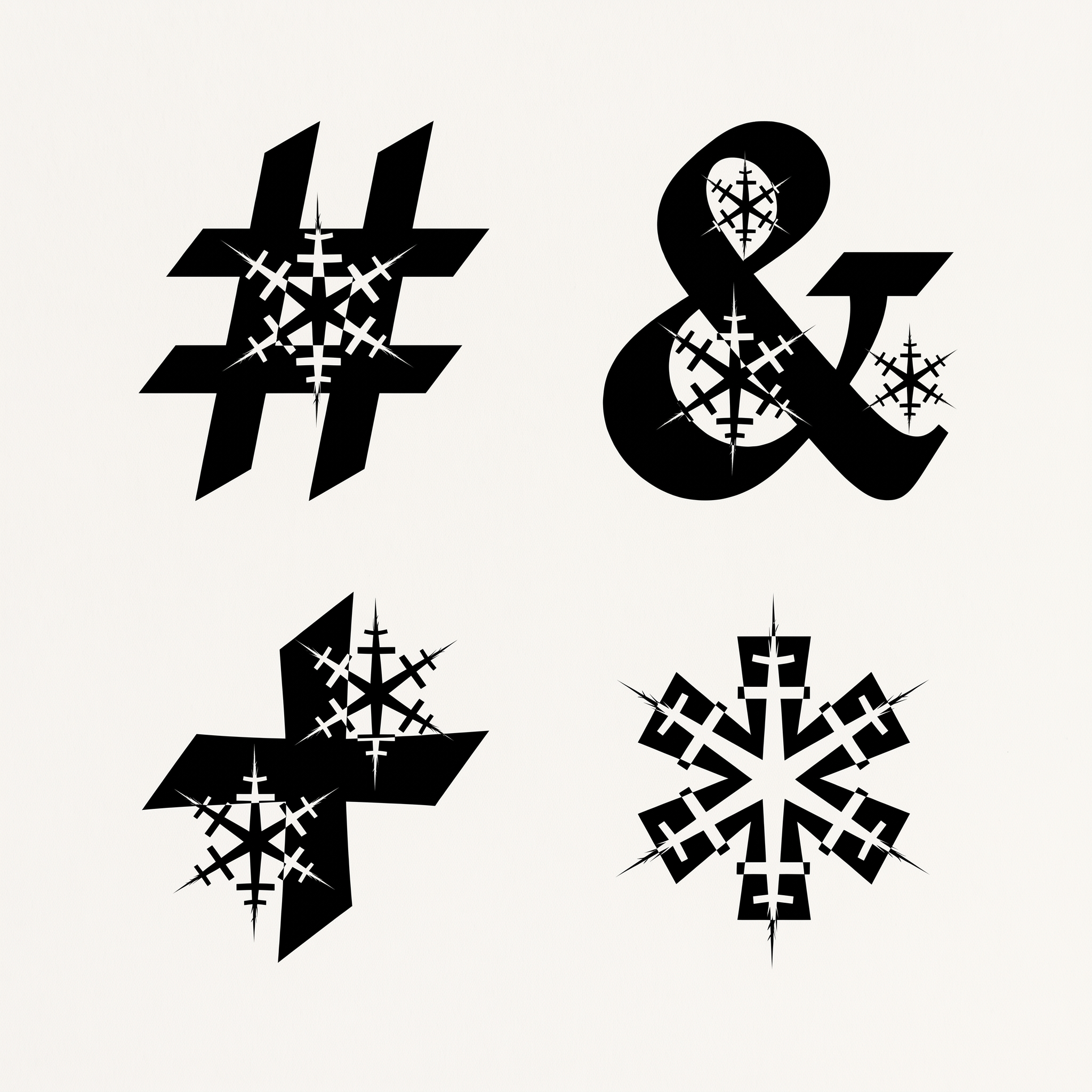 Christmas Number Font for Symbols