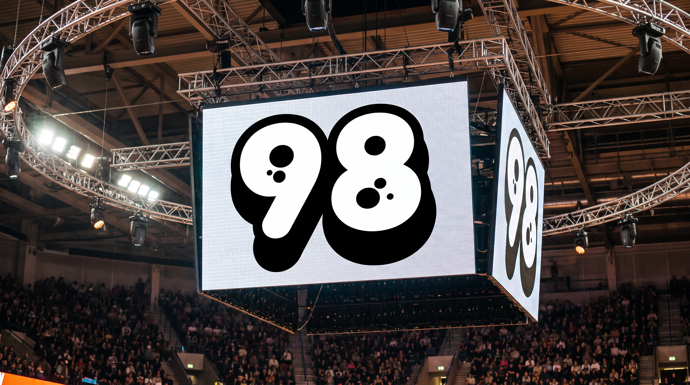 3D Bubble Font for Number
