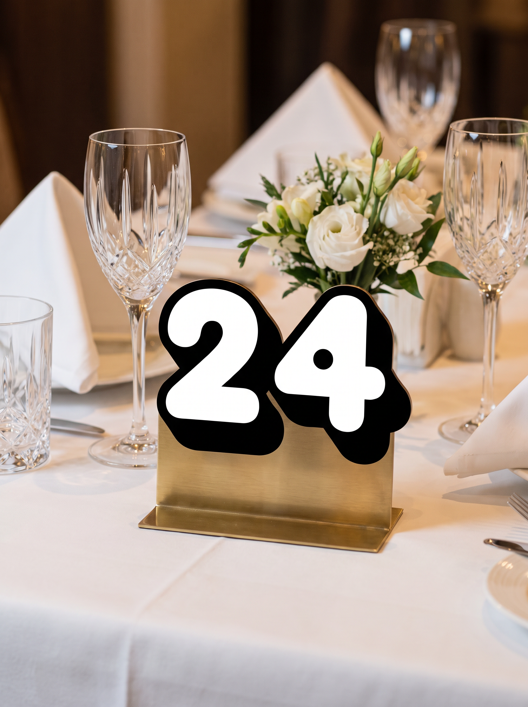 3D Bubble Font for Number