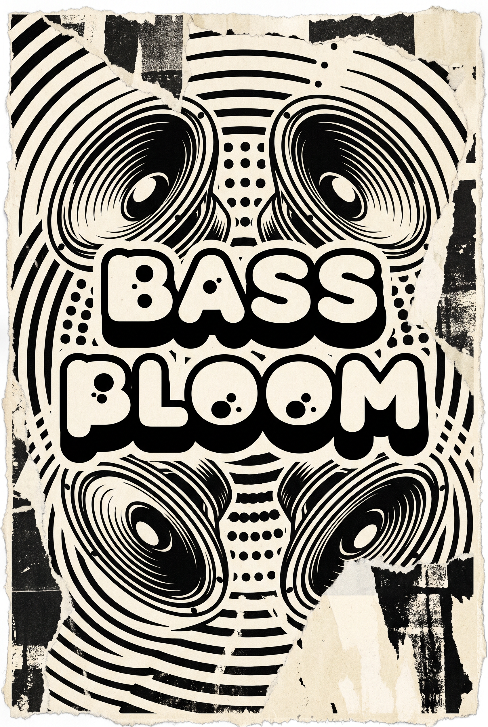 3D Bubble Font for Posters