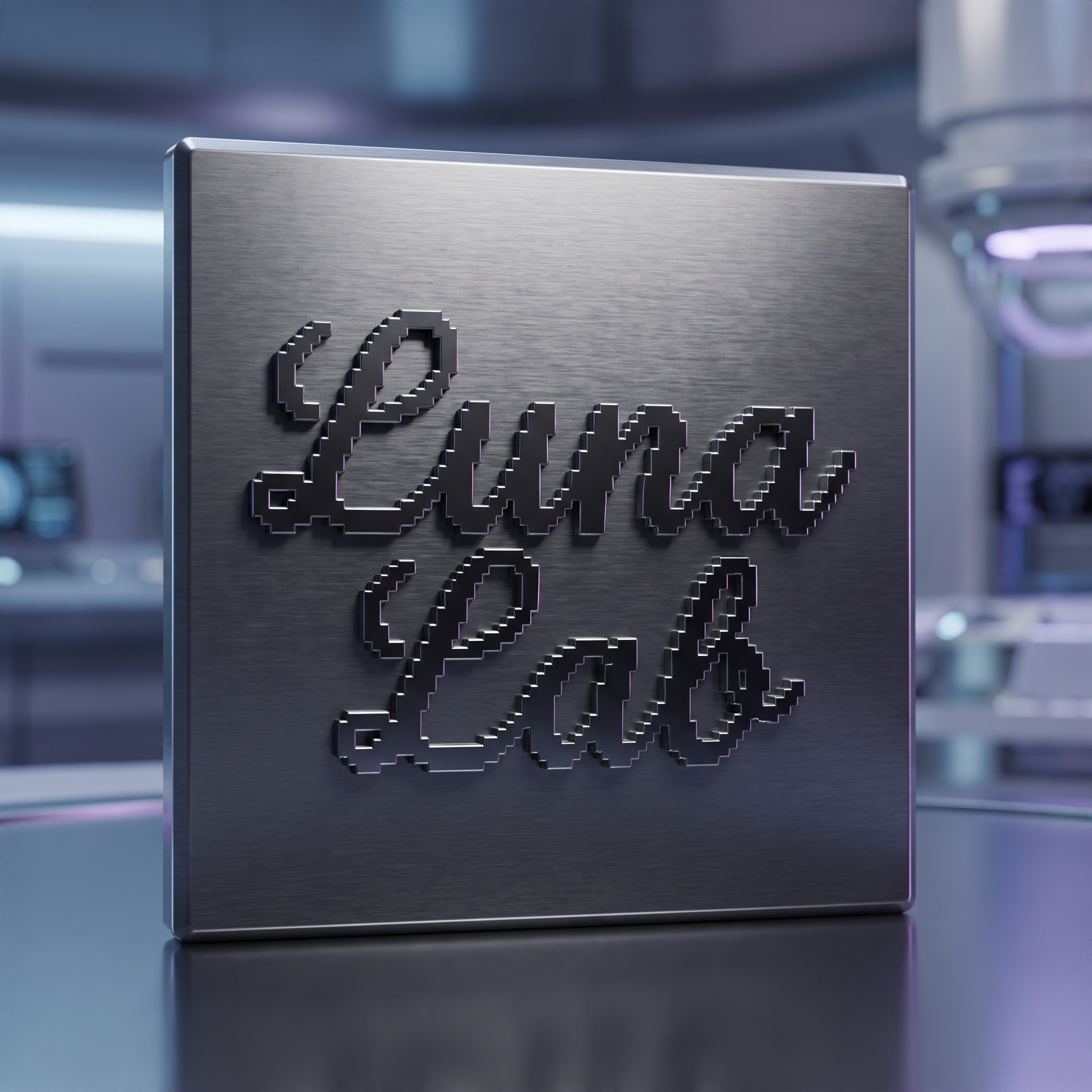 Cursive Pixel Font for Logo
