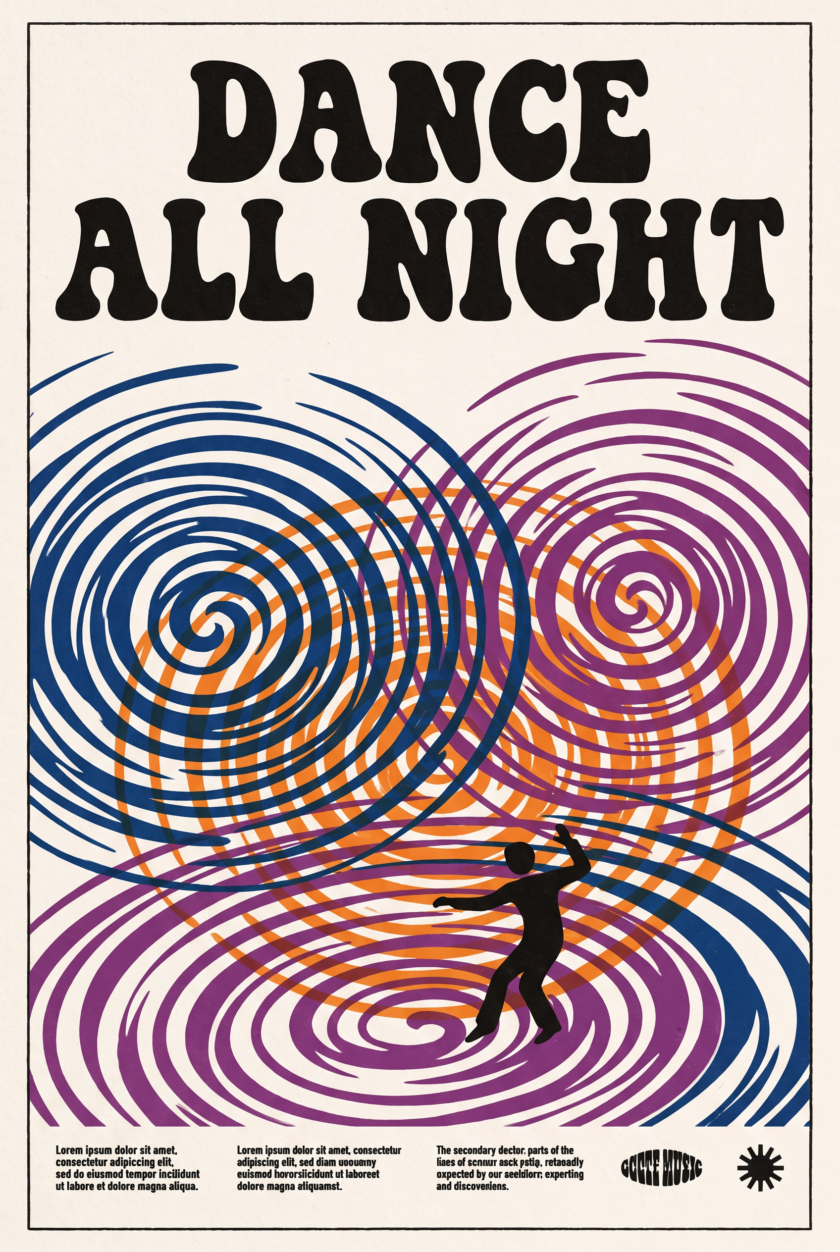 Retro Font Alphabet for Posters