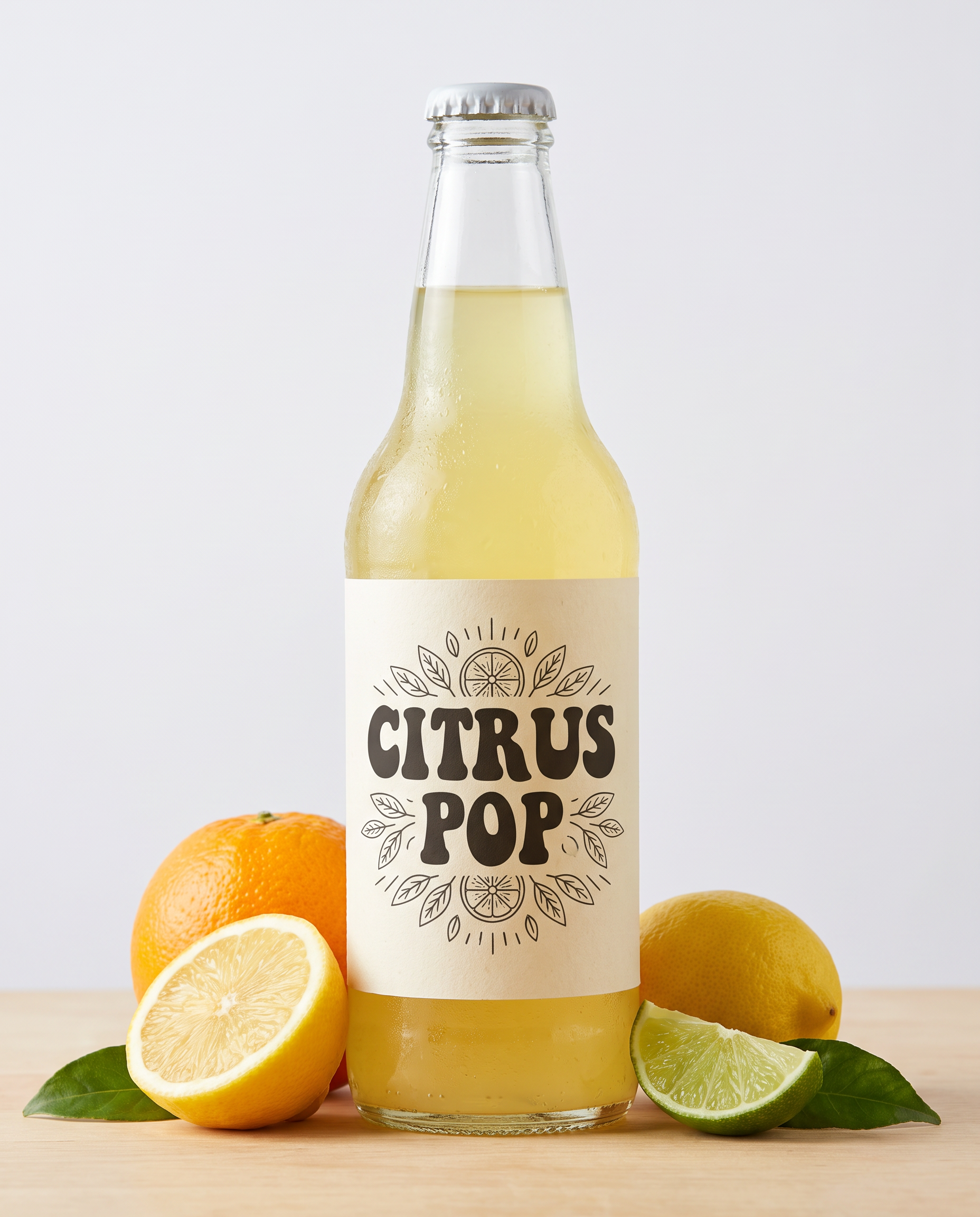 Retro Font Alphabet for Bottle Label