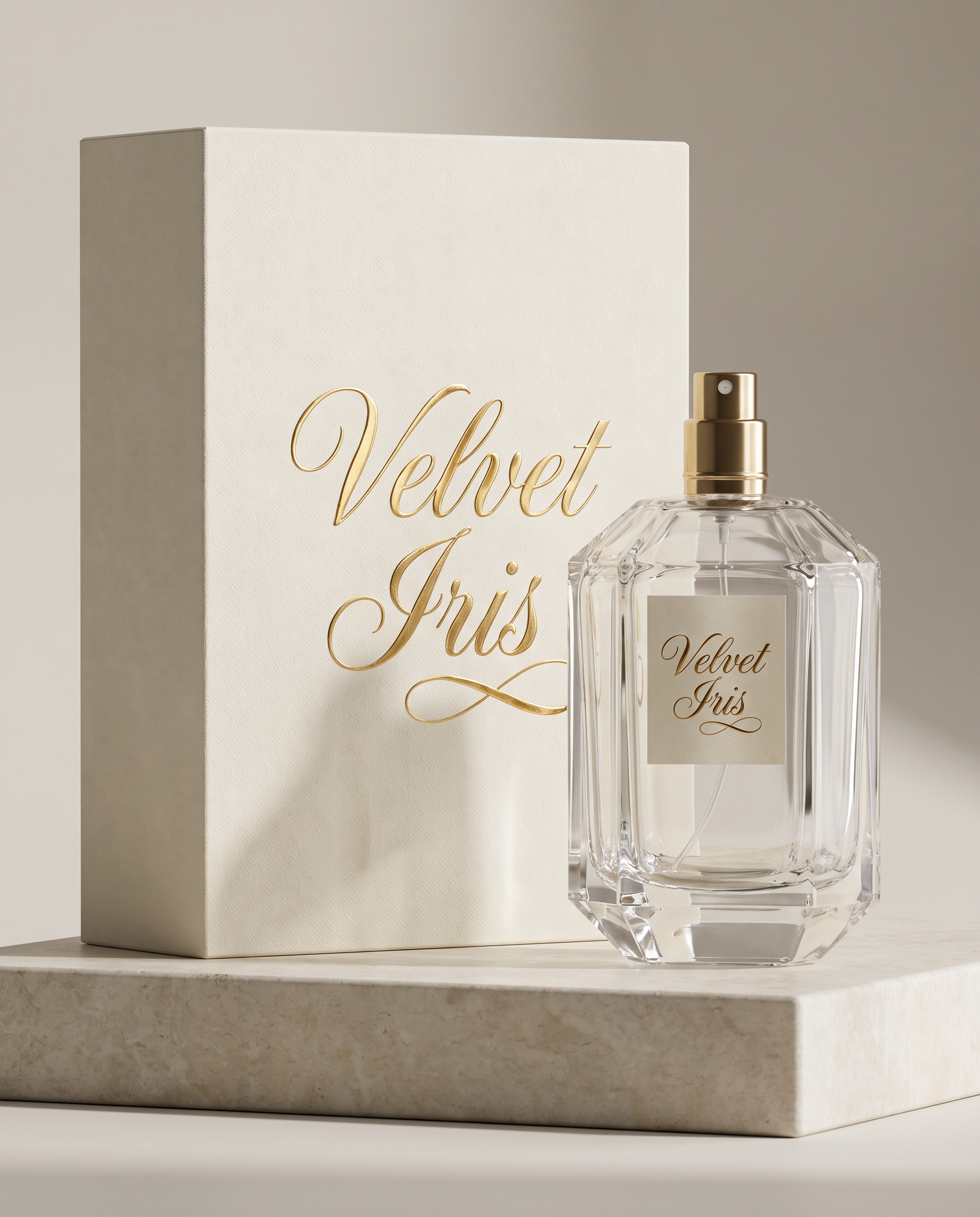 Calligraphy Alphabet Font for Perfume Packaging