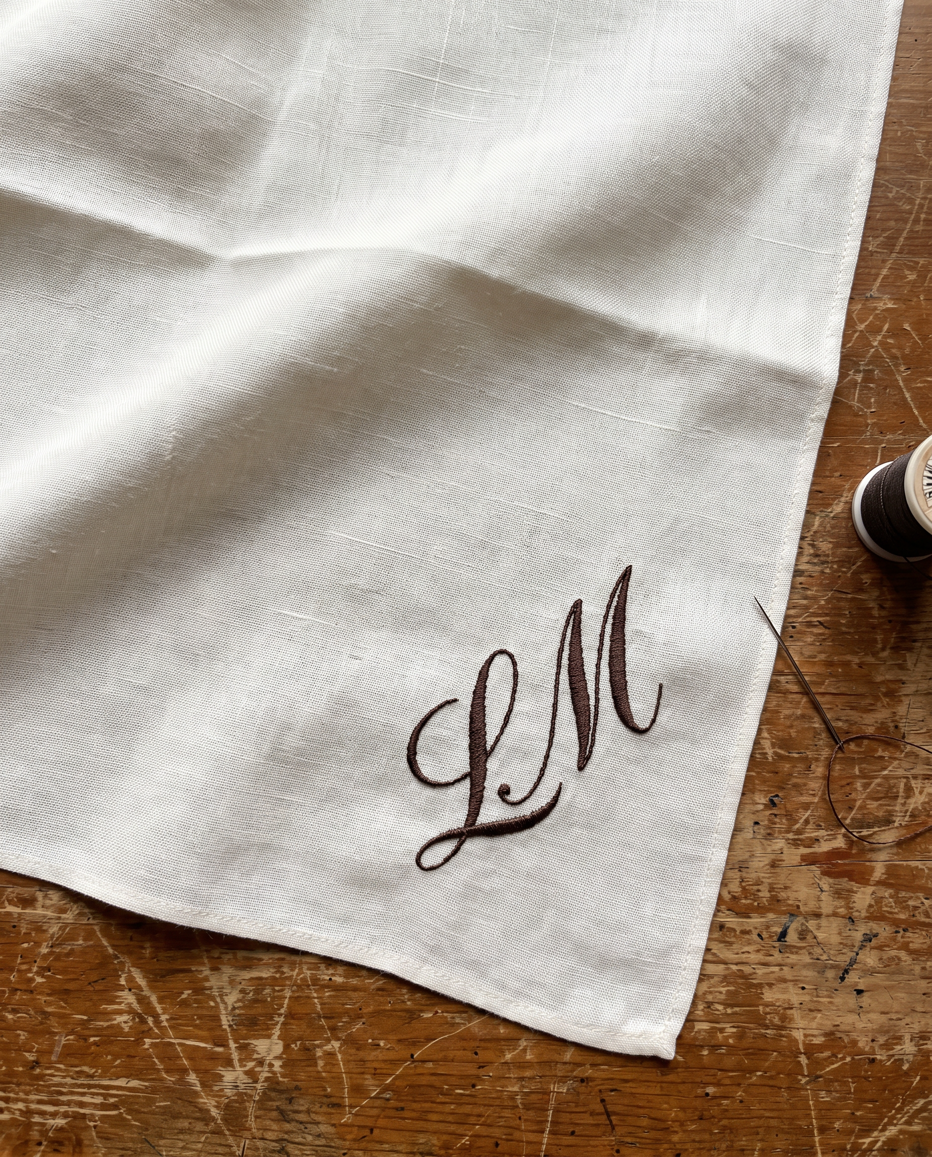 Calligraphy Alphabet Font for Fabric Embroidery