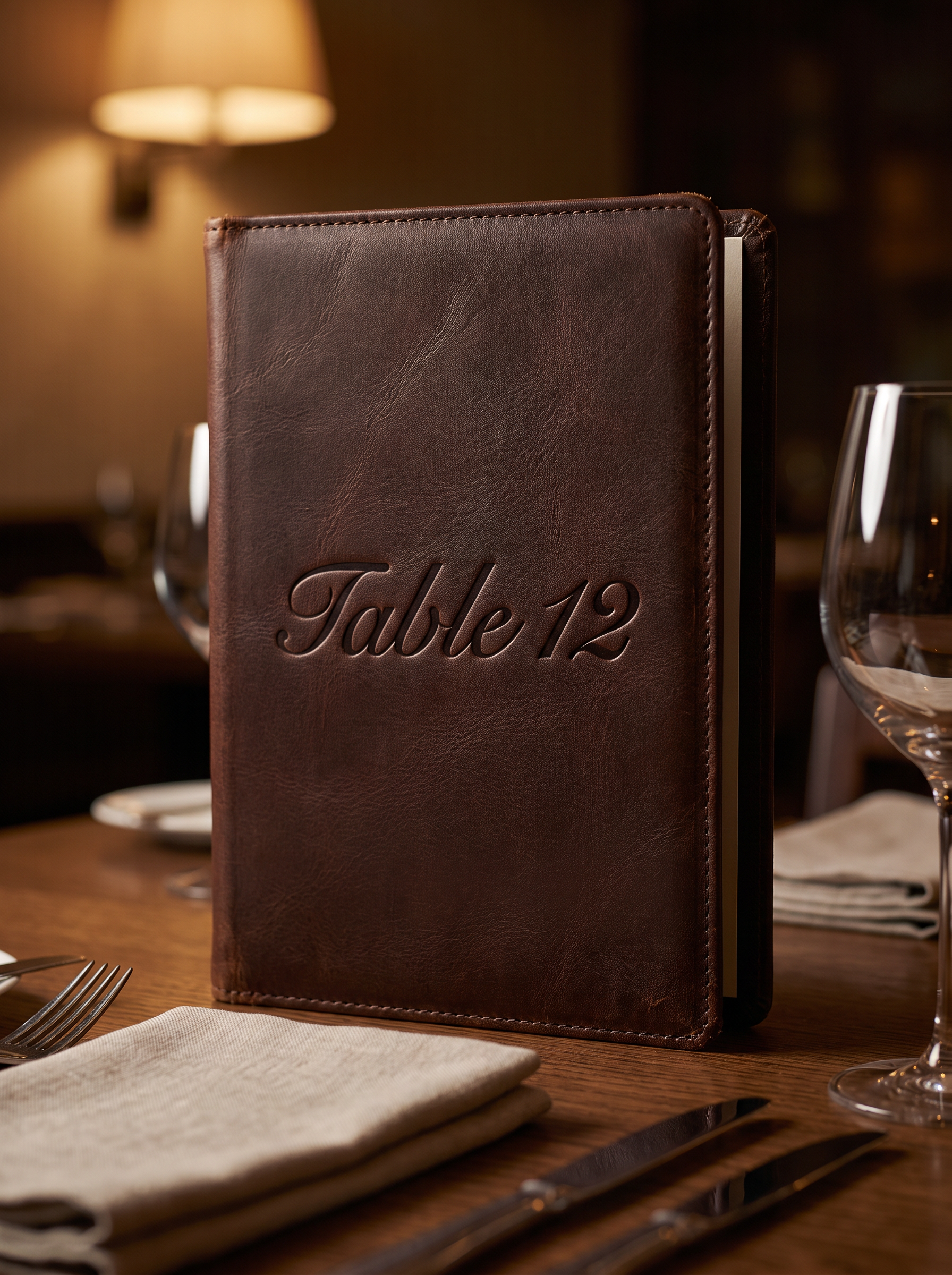 Cursive Numbers Font for Menu